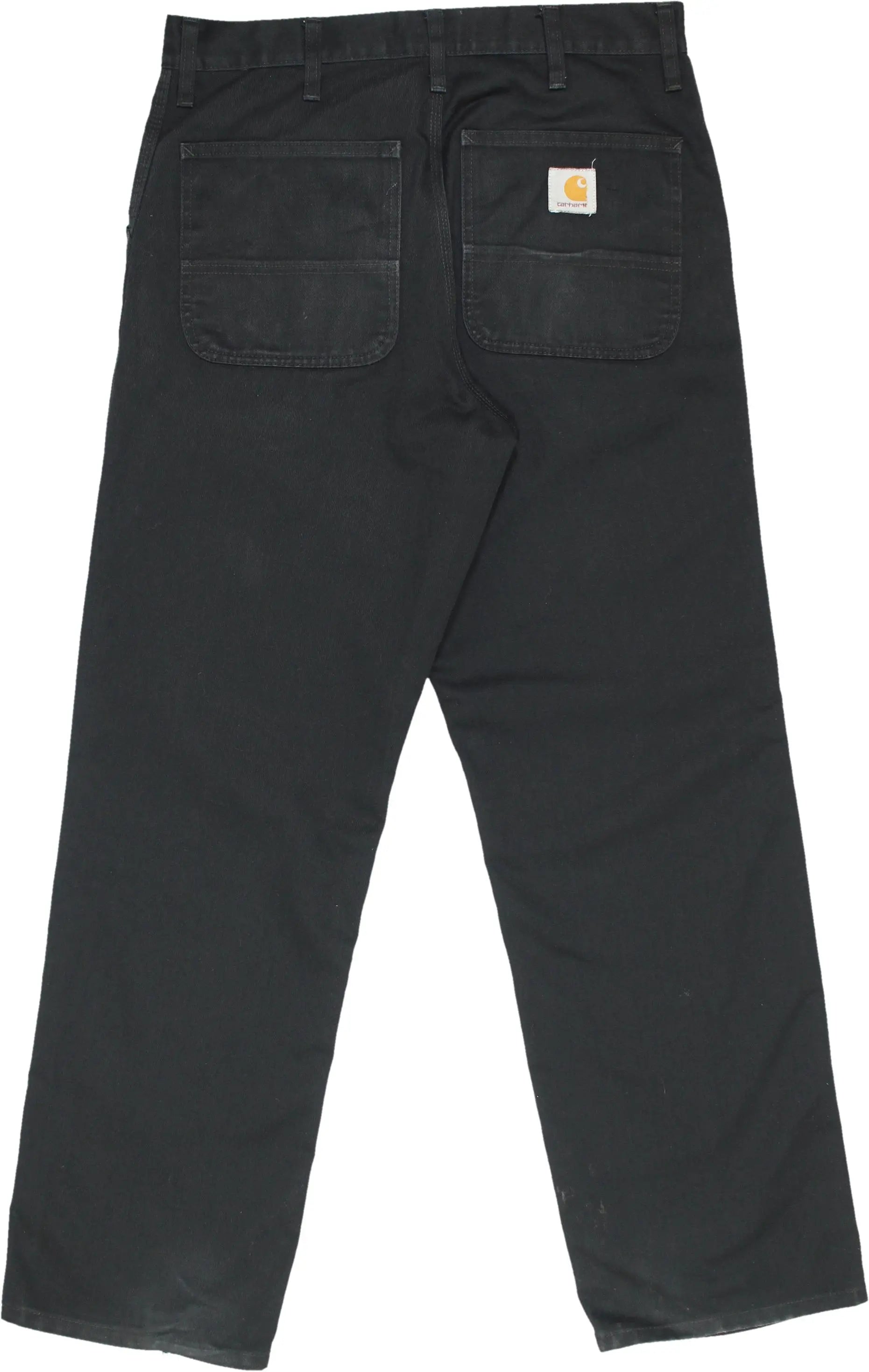 Carhartt - Carhartt Regular Black Pants- ThriftTale.com - Vintage and second handclothing