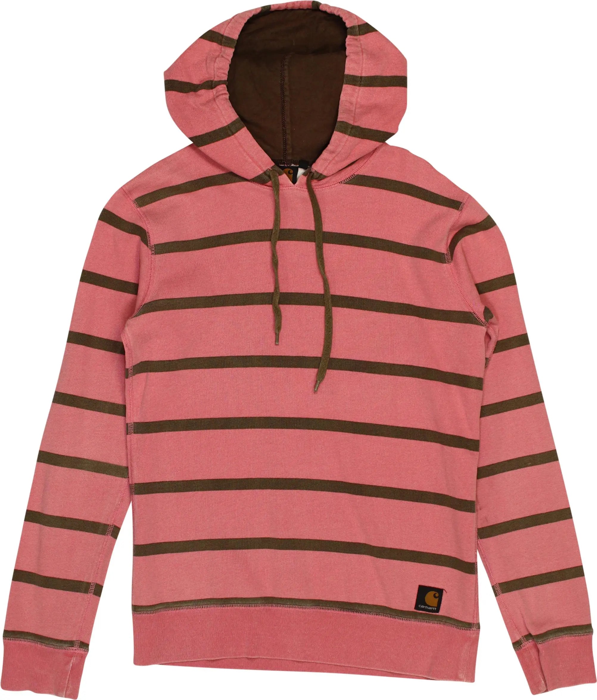 Carhartt - Pink Striped Hoodie by Carhartt- ThriftTale.com - Vintage and second handclothing