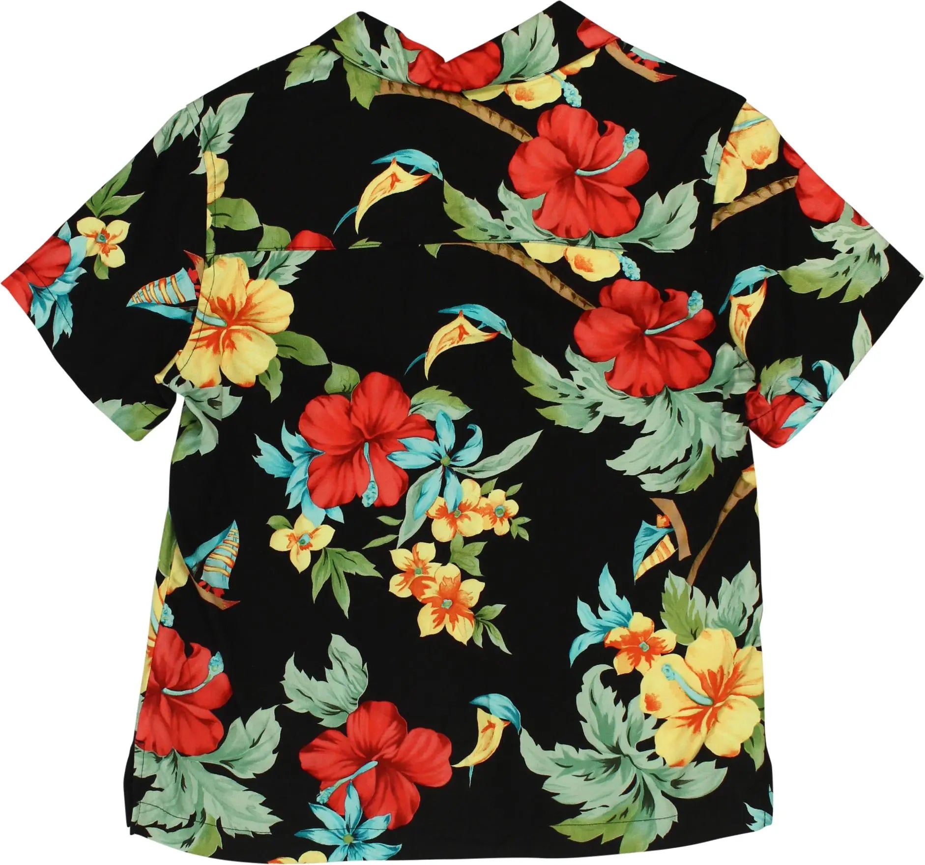 Caribbean Joe - 90s Hawaiian Floral Shirt- ThriftTale.com - Vintage and second handclothing