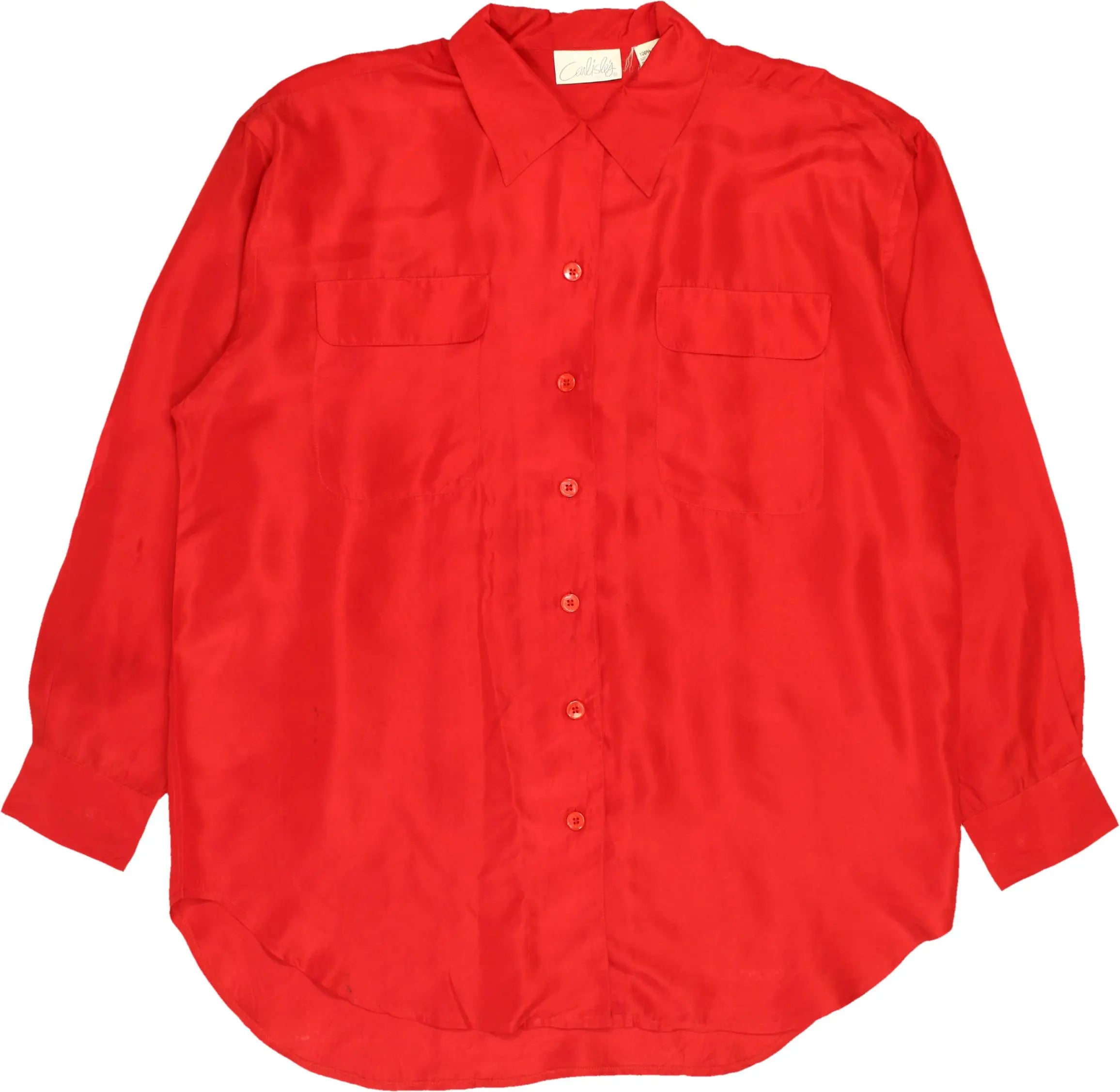 Carlisles - Silk Shirt- ThriftTale.com - Vintage and second handclothing