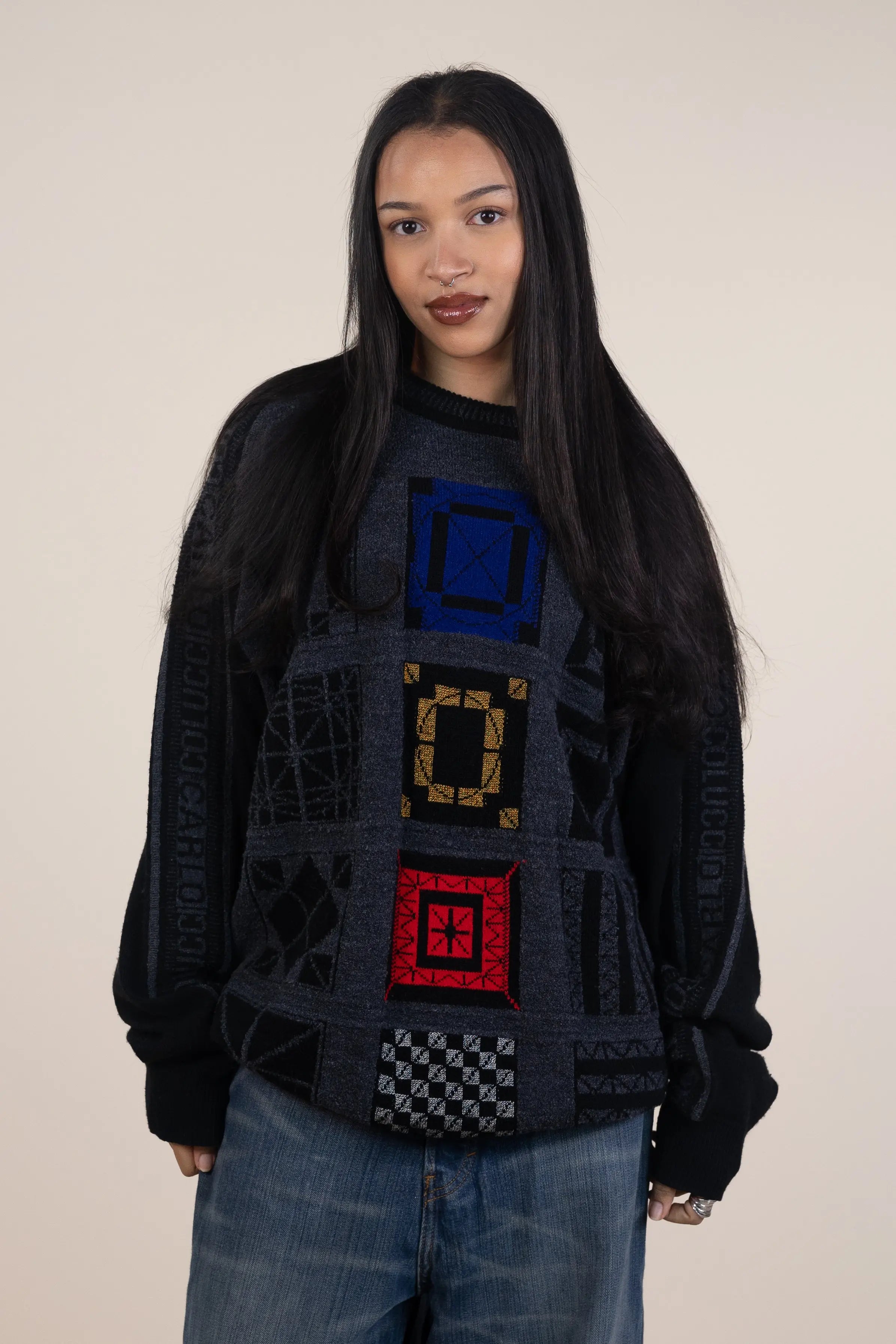 Carlo Colucci - Knitted Jumper by Carlo Colucci- ThriftTale.com - Vintage and second handclothing