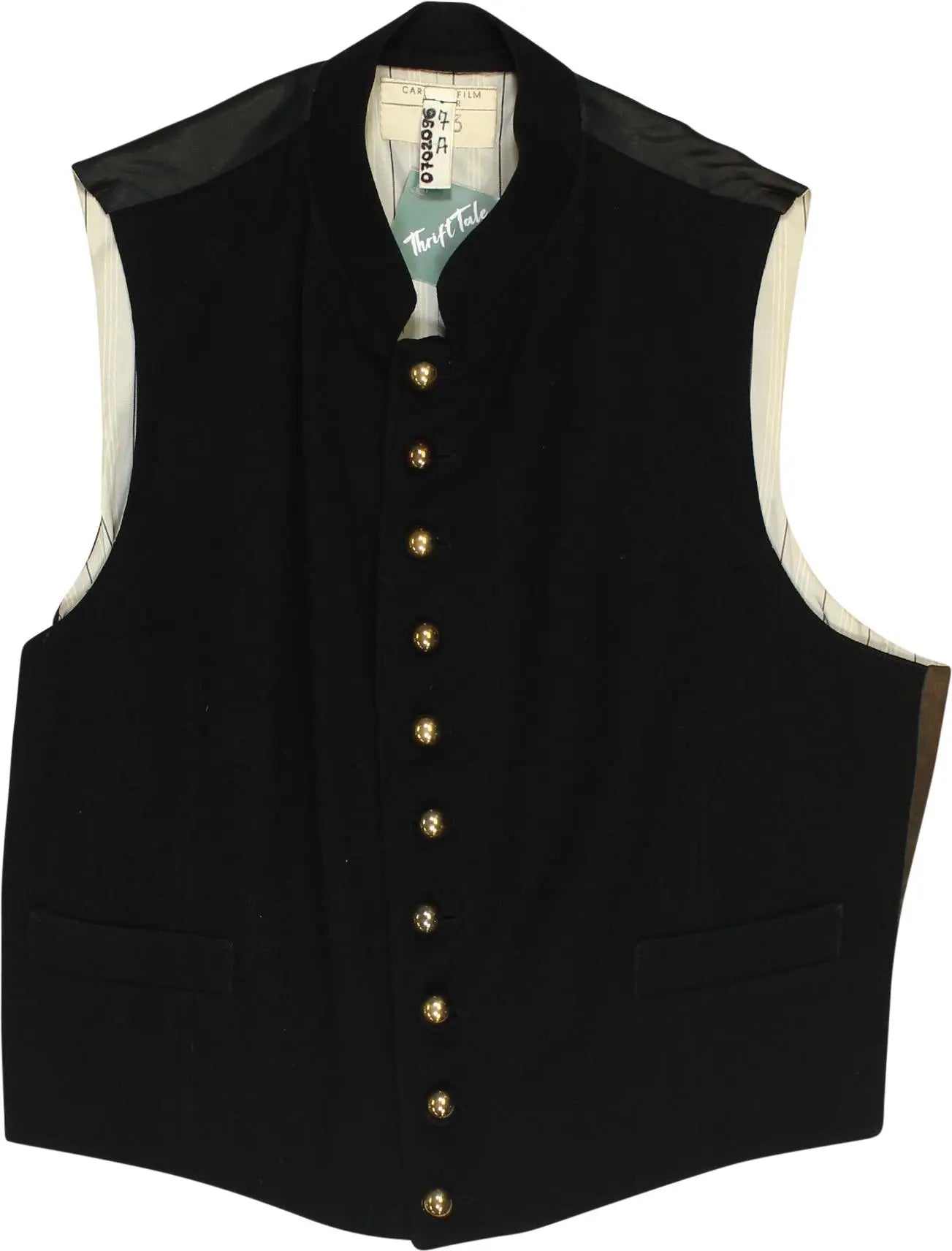 Carlton Film Atelier - Waistcoat- ThriftTale.com - Vintage and second handclothing