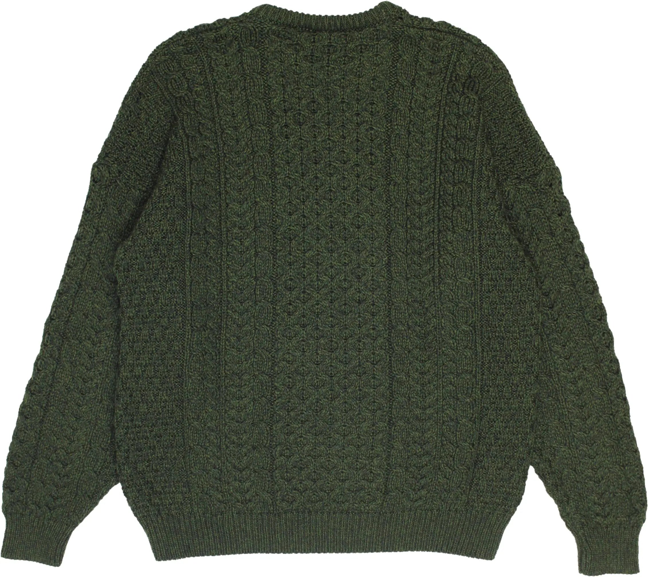Carraig Donn - Irish Cable Jumper- ThriftTale.com - Vintage and second handclothing