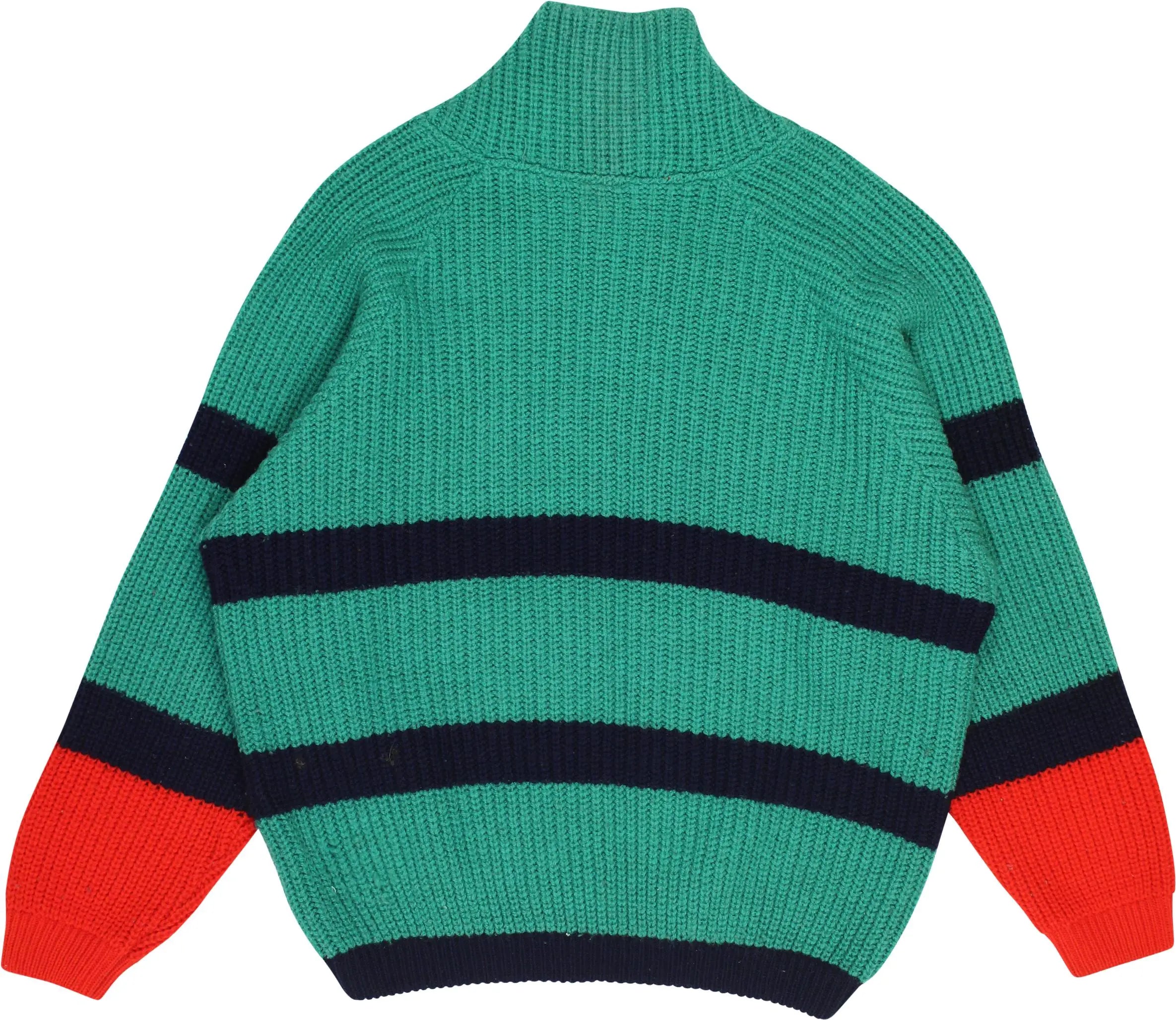 Carrera - 80s Wool Blend Striped Jumper- ThriftTale.com - Vintage and second handclothing