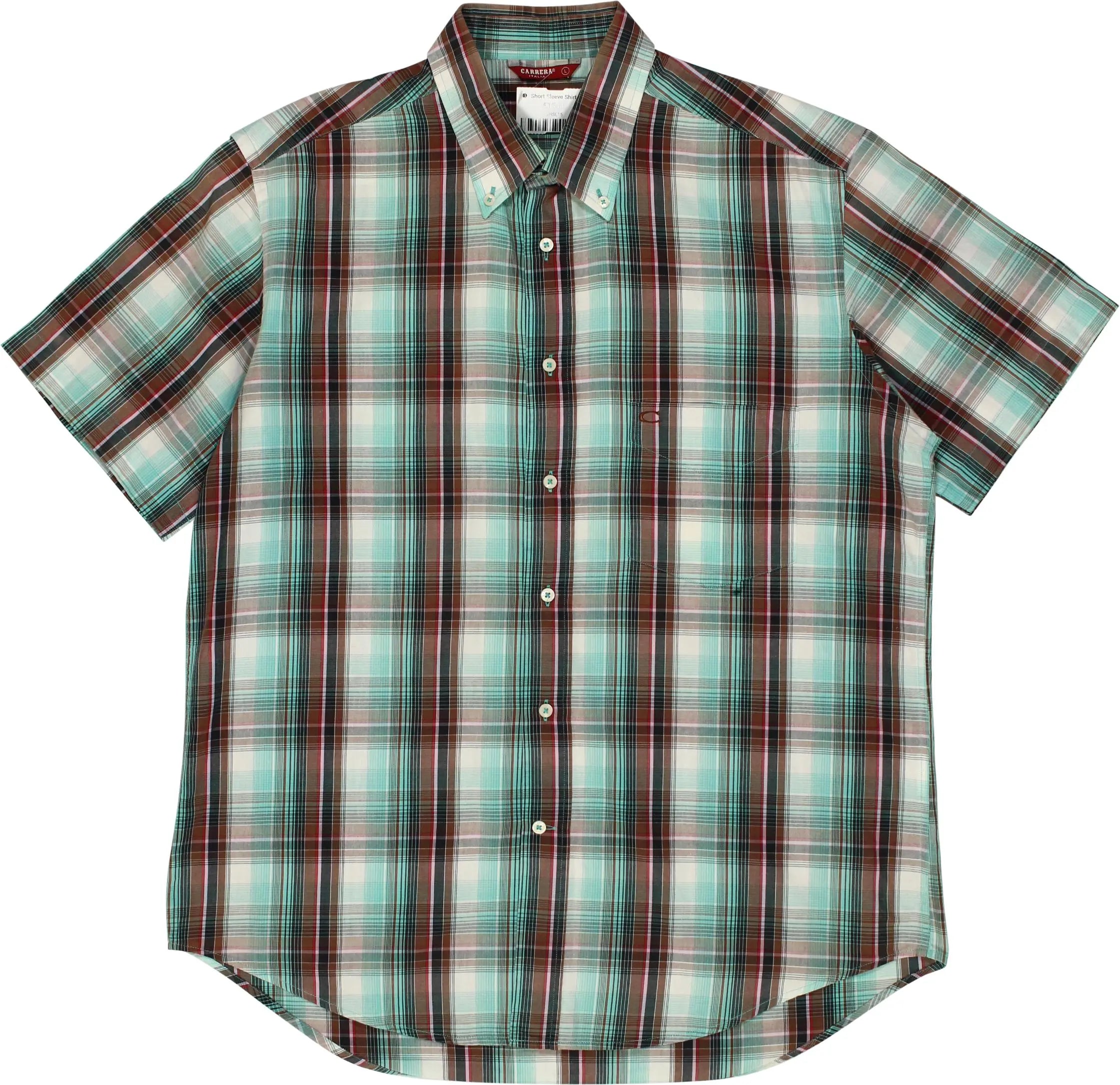 Carrera - Checkered Shirt- ThriftTale.com - Vintage and second handclothing
