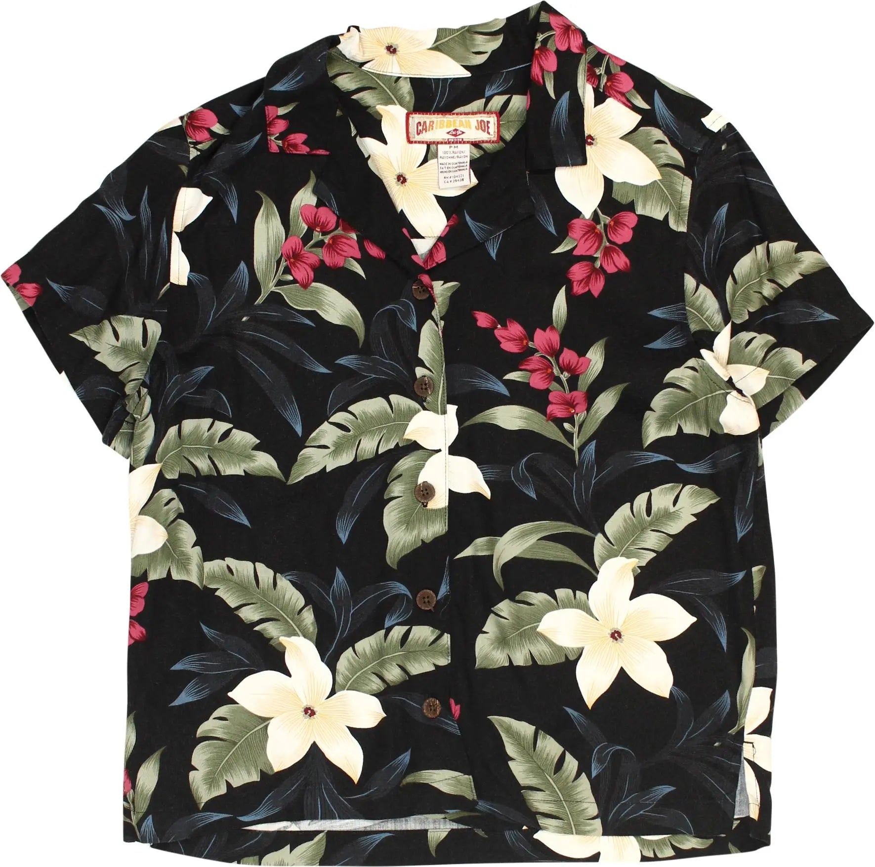 Carribean Joe - 90s Hawaiian Shirt- ThriftTale.com - Vintage and second handclothing