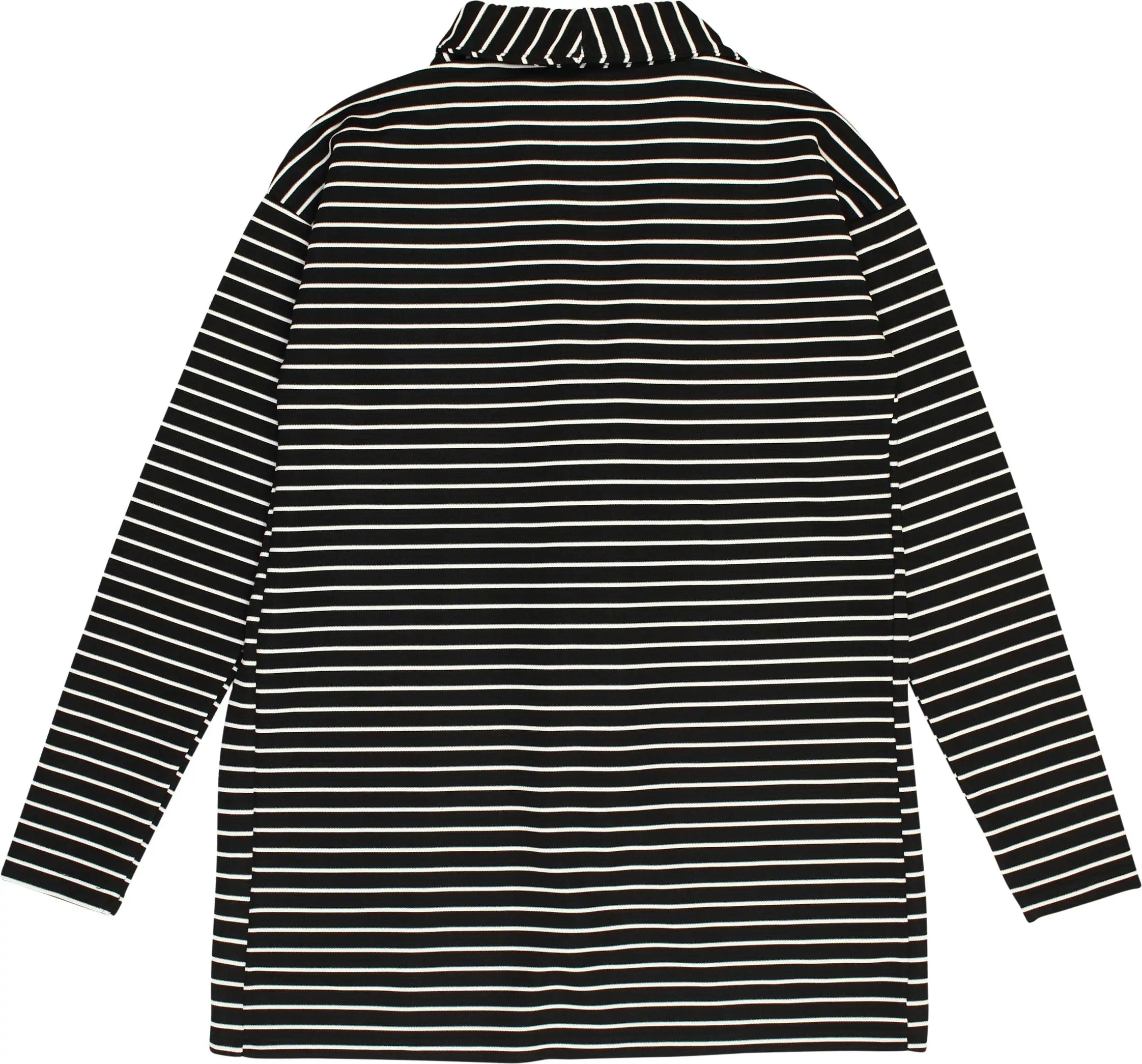 Casual Ladies - Striped Draped Cardigan- ThriftTale.com - Vintage and second handclothing
