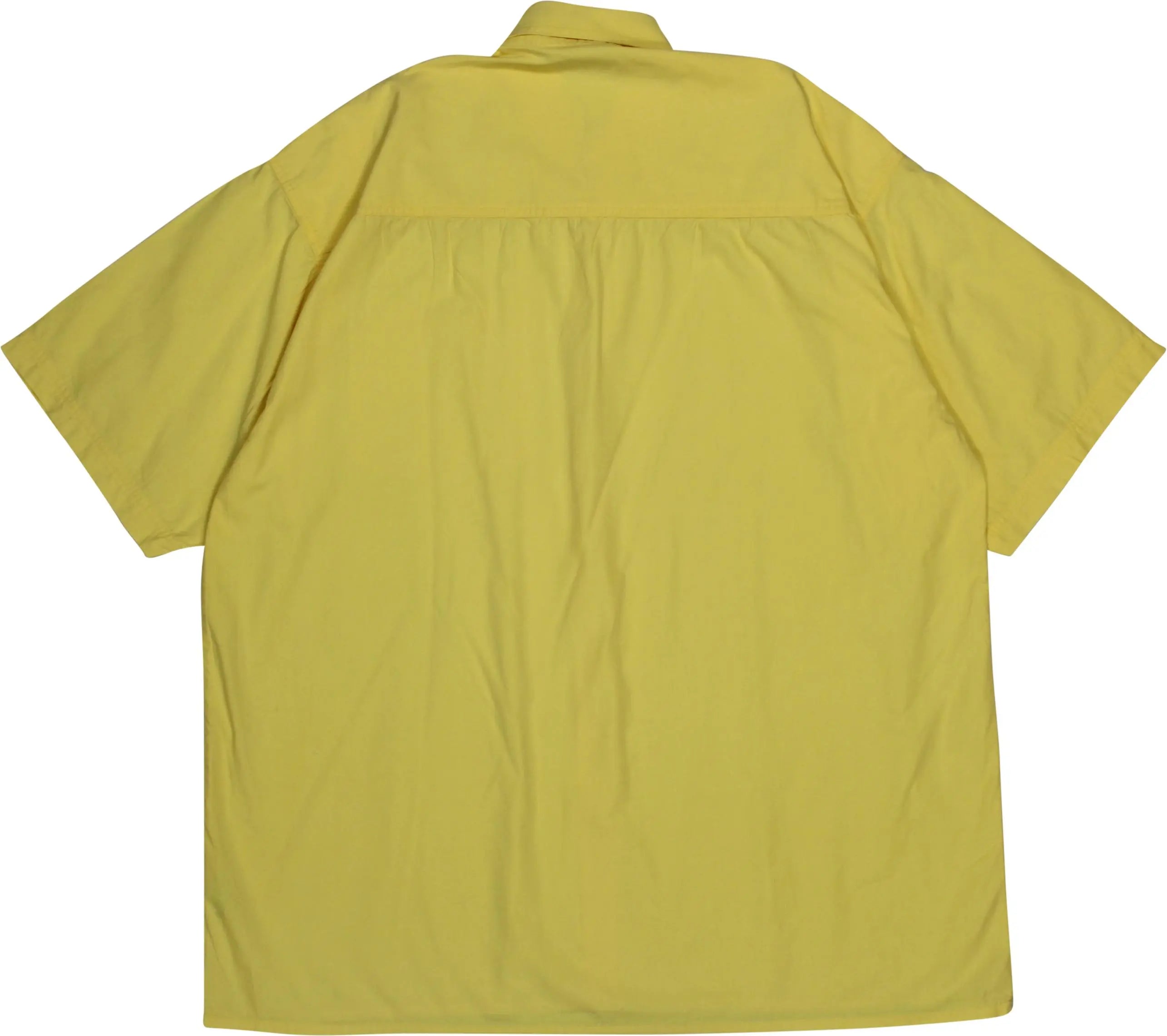Casual Land - Yellow Short Sleeve Shirt- ThriftTale.com - Vintage and second handclothing