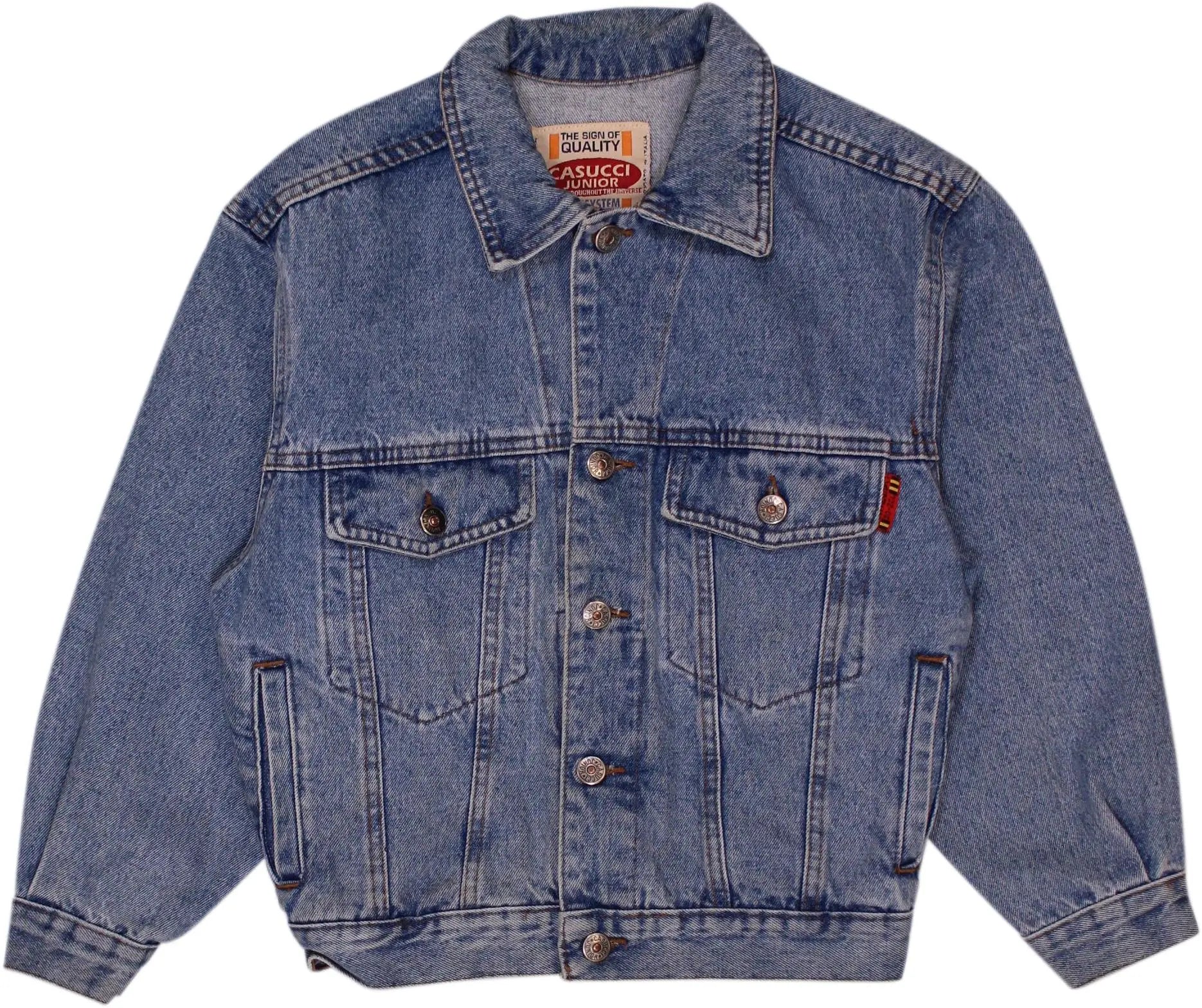 Casucci Junior - Blue Denim Jacket by Casucci- ThriftTale.com - Vintage and second handclothing