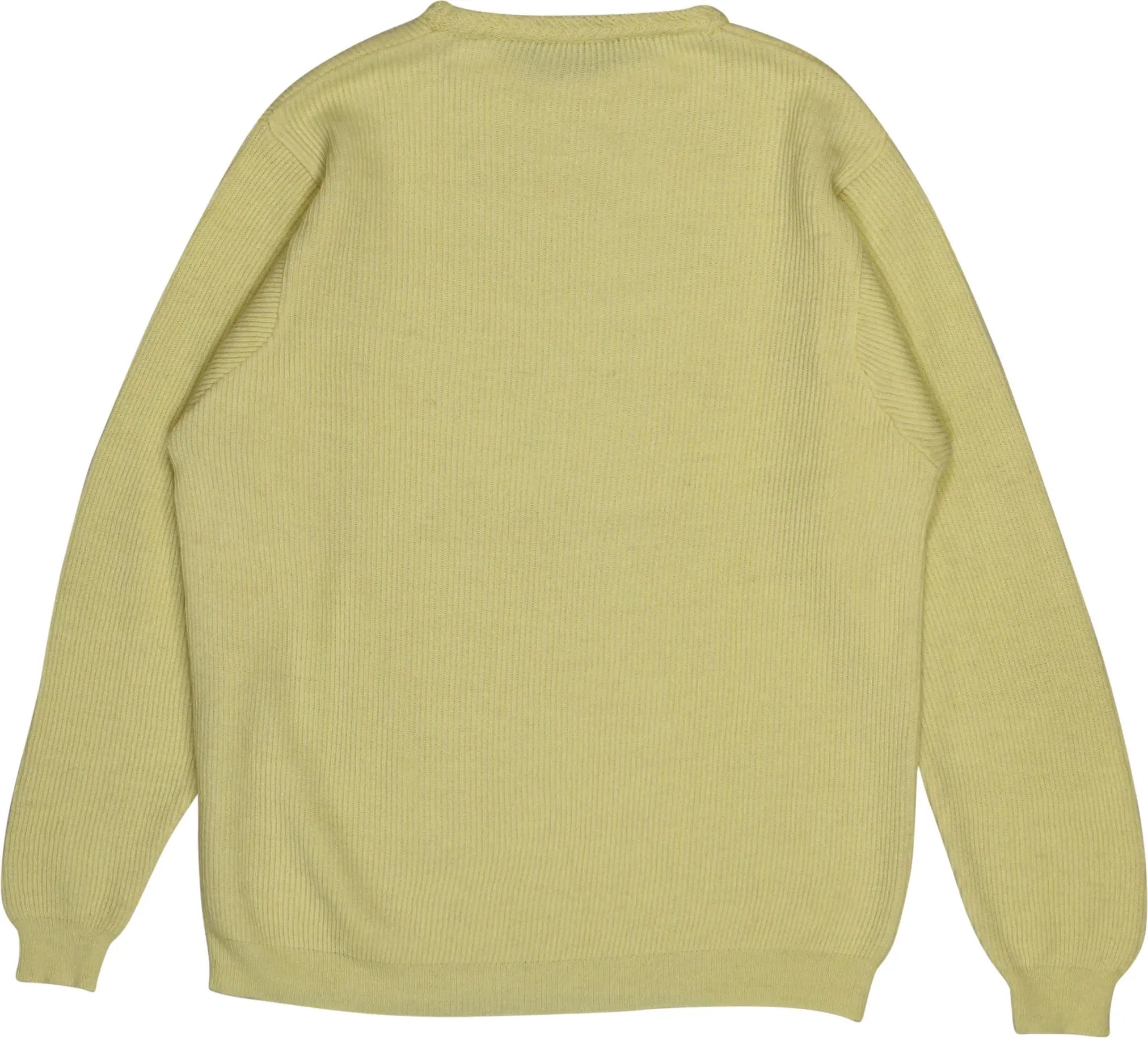 Catherine - 80s Pastel Yellow Jumper- ThriftTale.com - Vintage and second handclothing