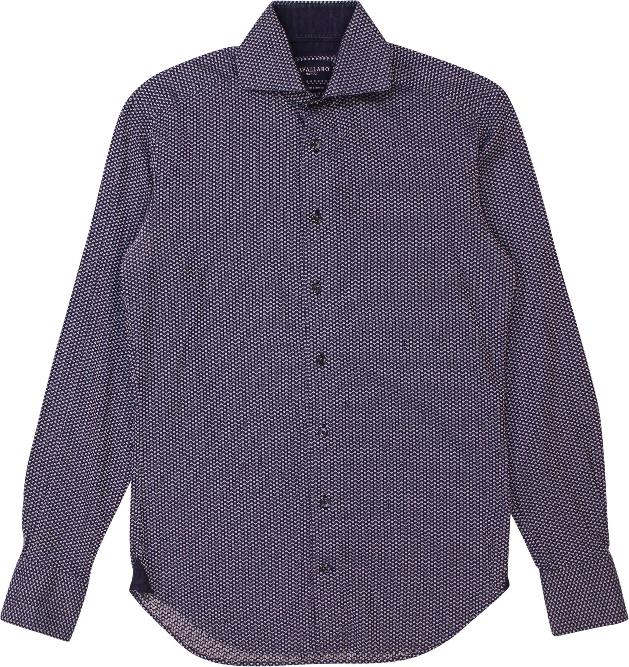 Cavallaro Napoli - Blue Shirt- ThriftTale.com - Vintage and second handclothing