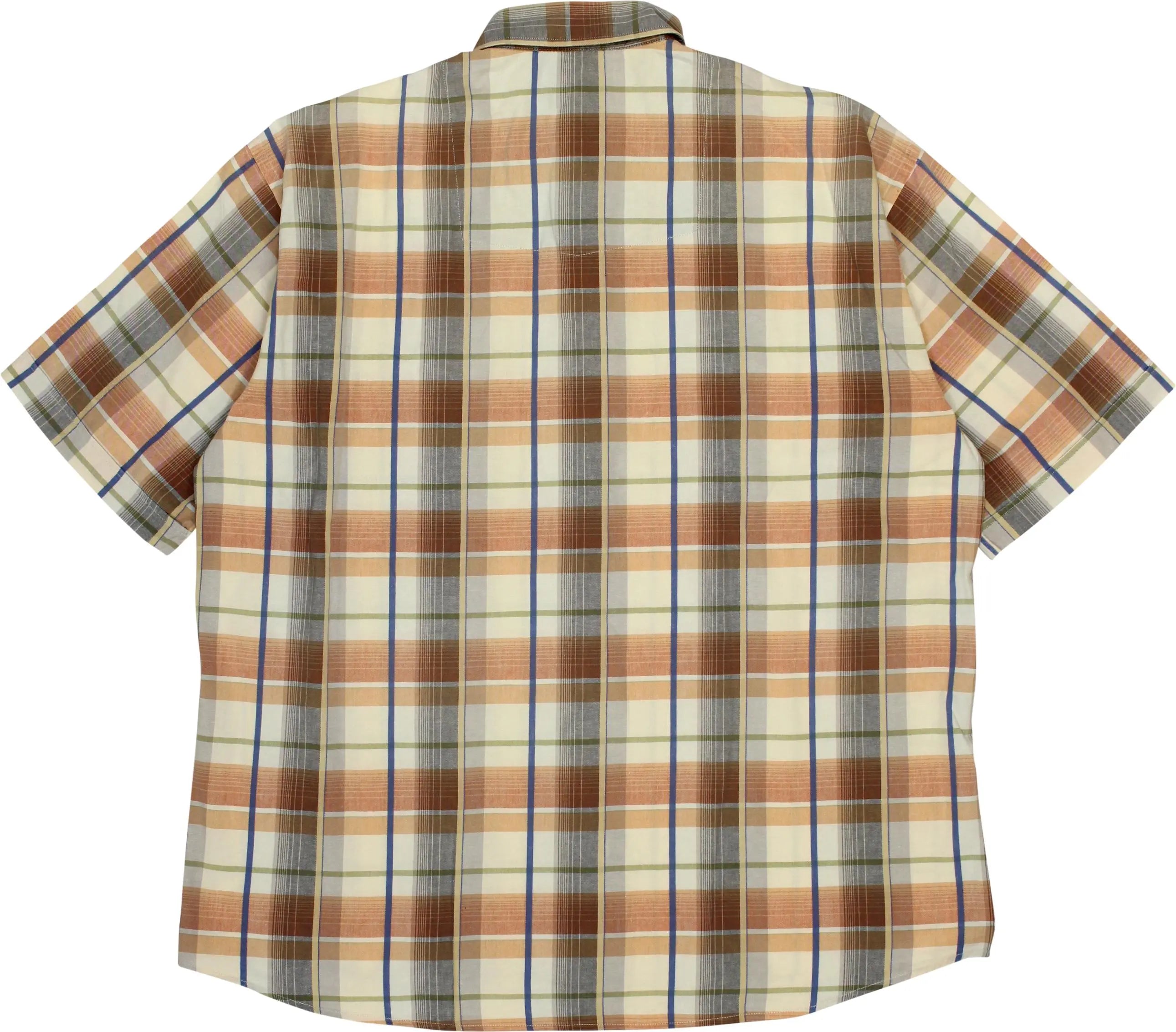 Cavori - Checked Short Sleeve Shirt- ThriftTale.com - Vintage and second handclothing