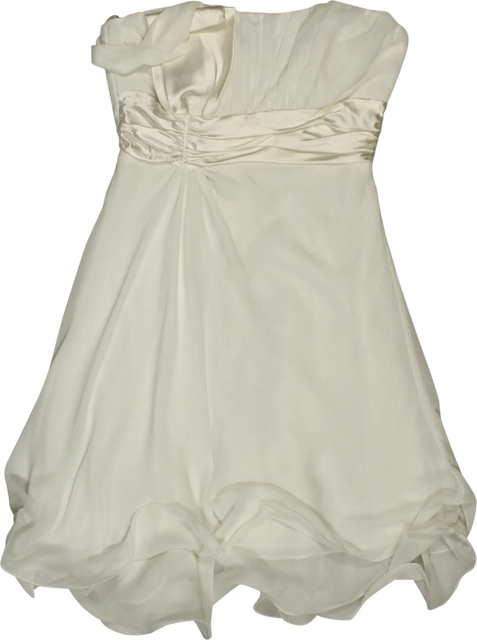 Ceci Fashion - Asymmetrical Chiffon Gala Dress- ThriftTale.com - Vintage and second handclothing