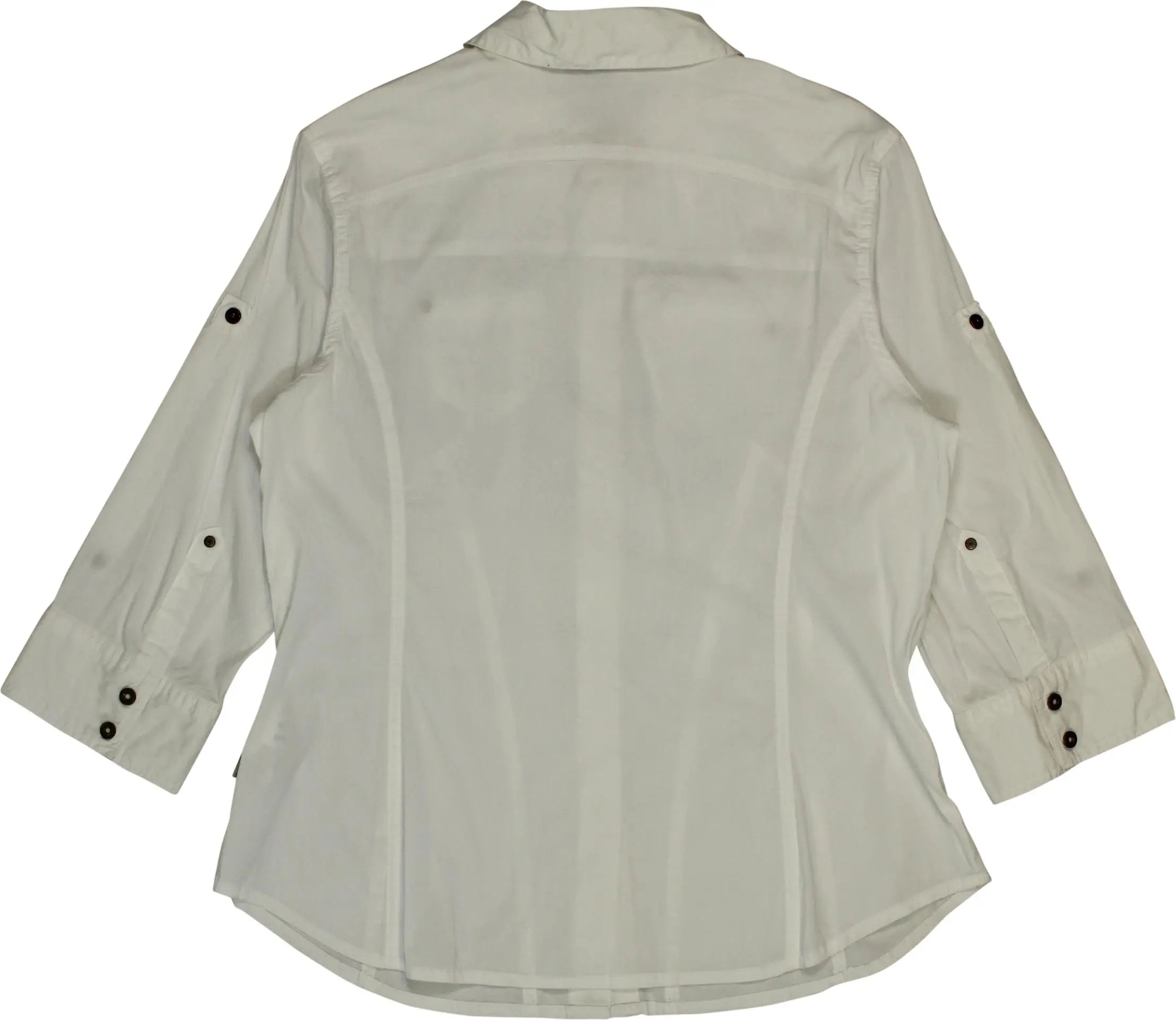 Cecil - White Blouse- ThriftTale.com - Vintage and second handclothing