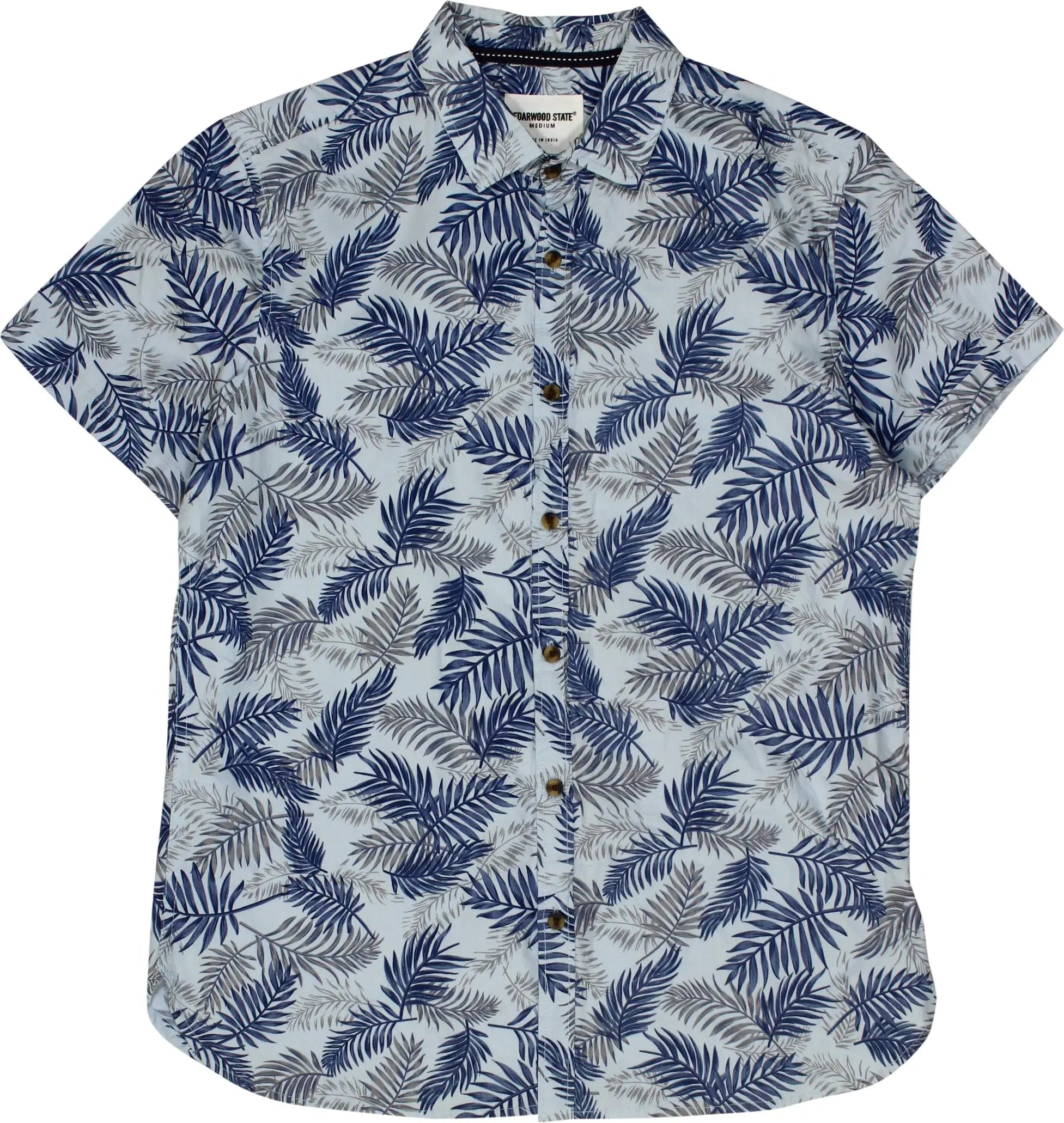 Cedar Wood State - Hawaiian Shirt- ThriftTale.com - Vintage and second handclothing