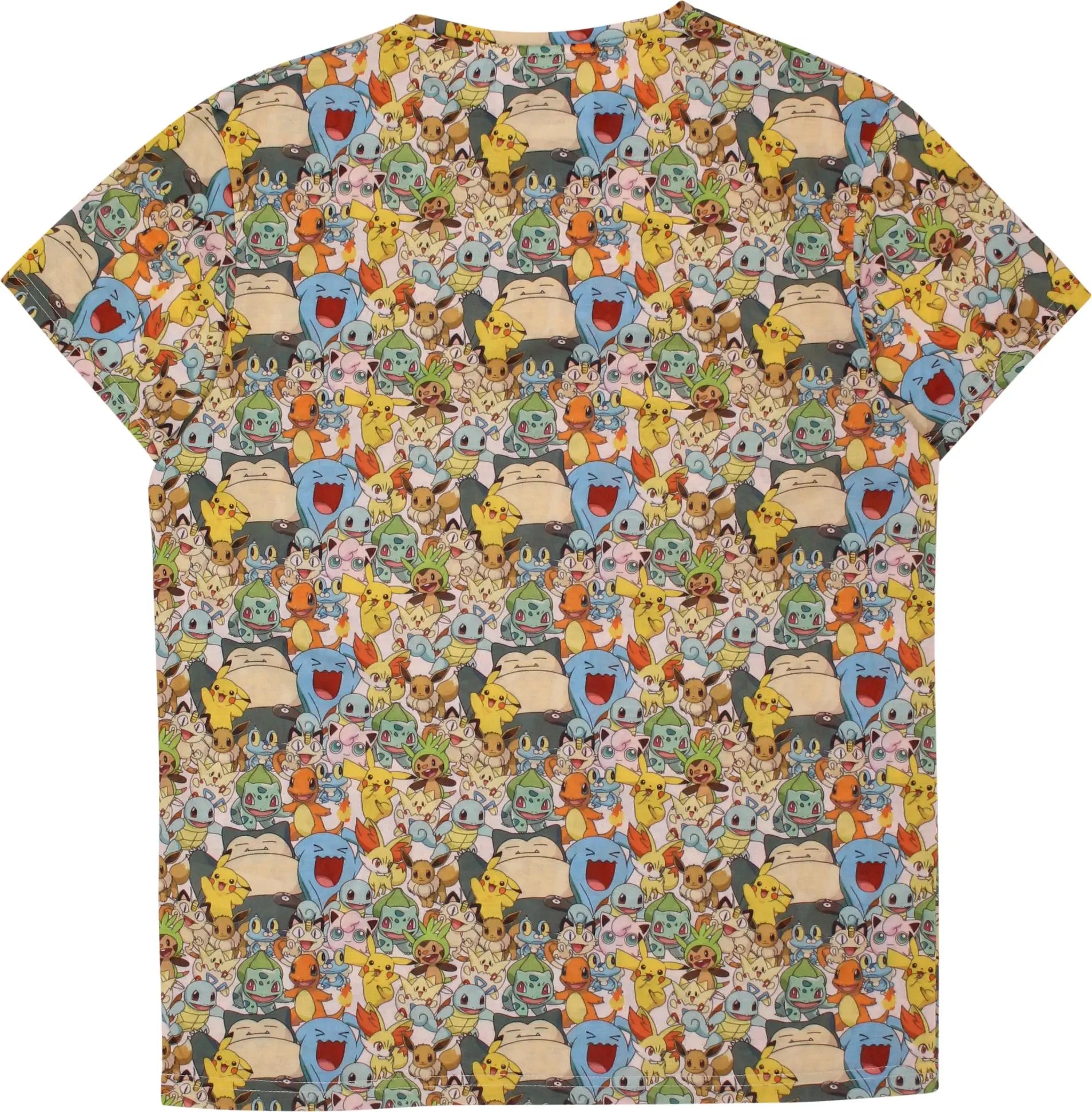 Cedar Wood State - Pokémon Print T-shirt- ThriftTale.com - Vintage and second handclothing