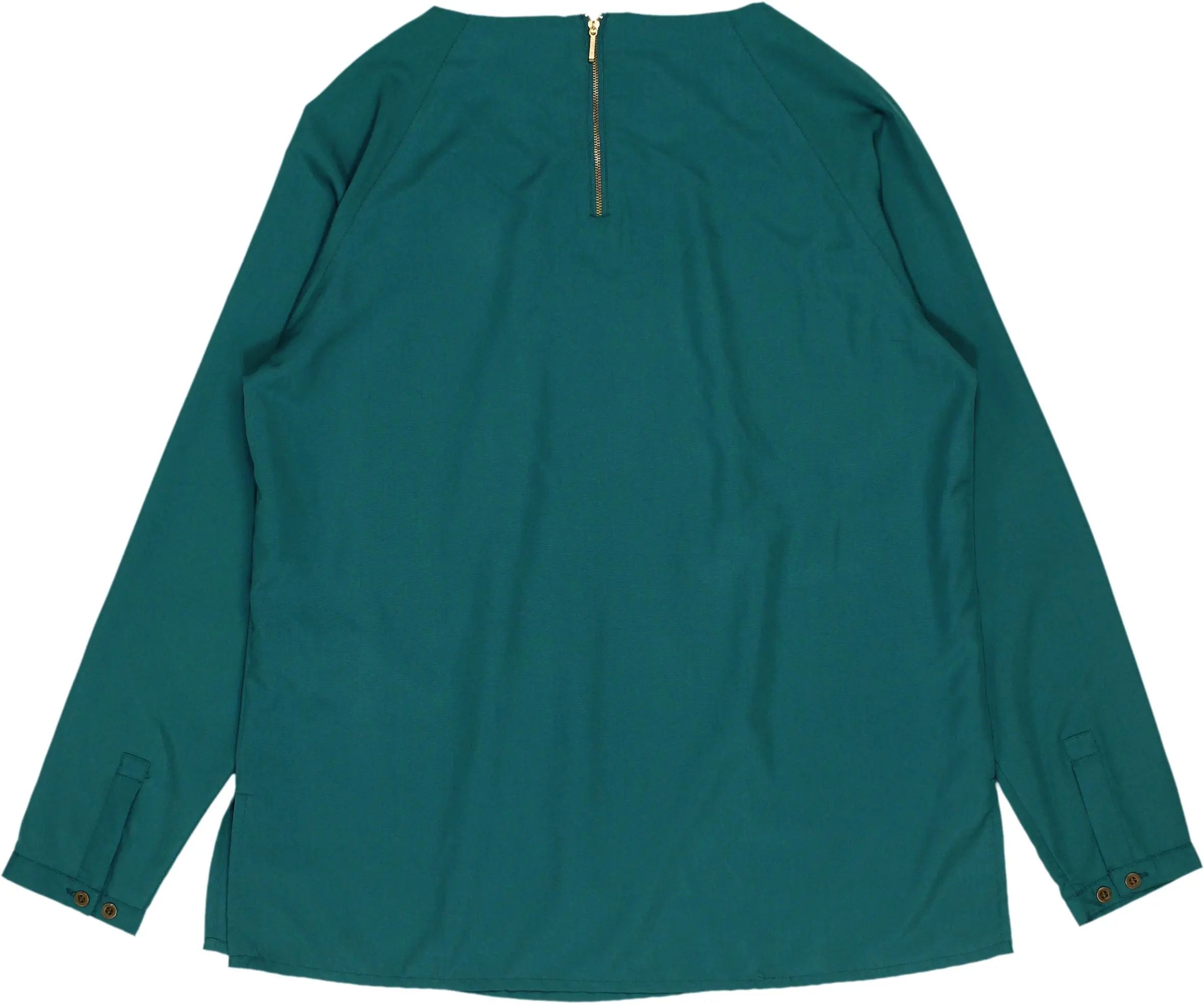 Cellbes - Green Long Sleeve Top- ThriftTale.com - Vintage and second handclothing