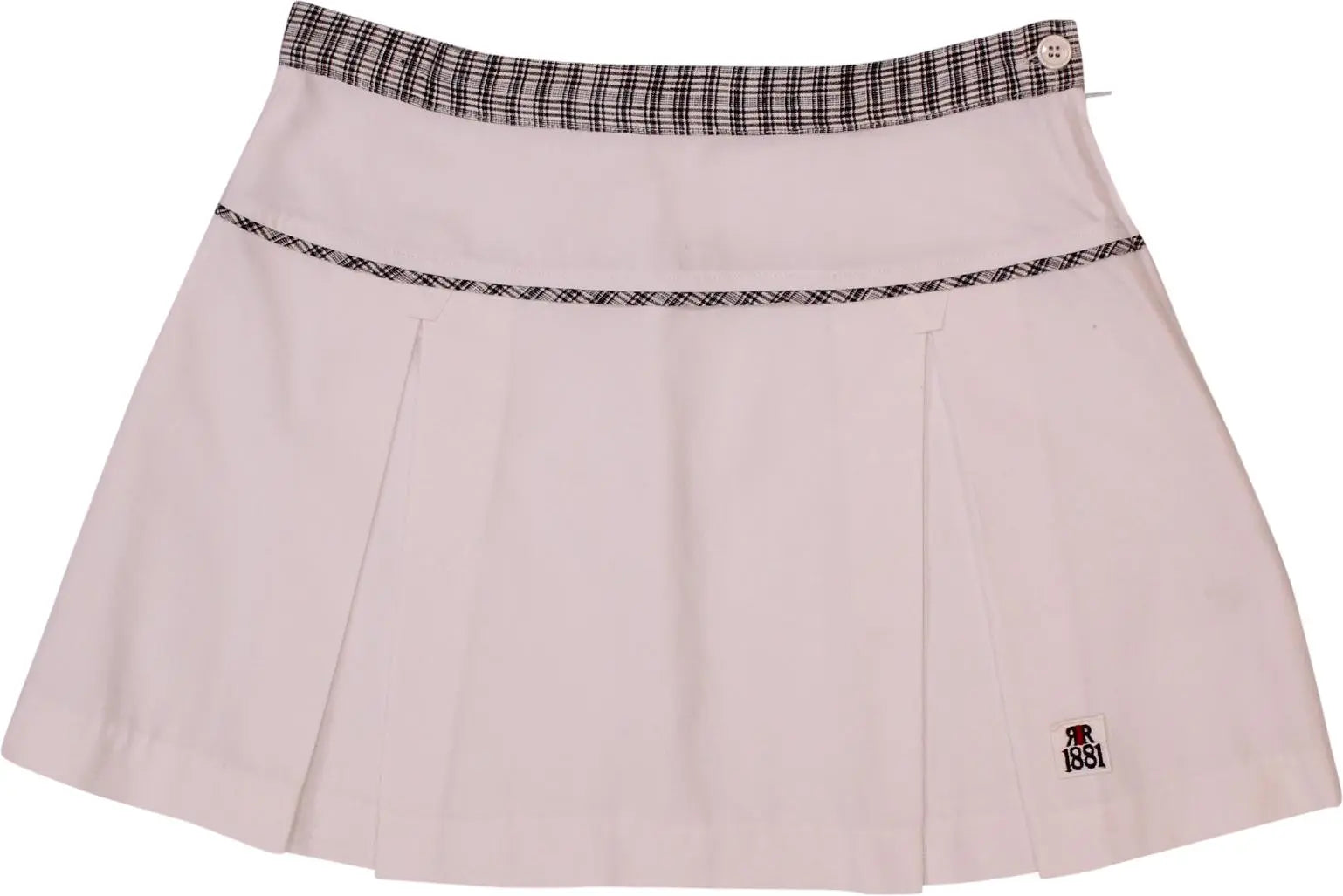 Cerruti 1881 - White Tennis Skirt by Cerruti- ThriftTale.com - Vintage and second handclothing