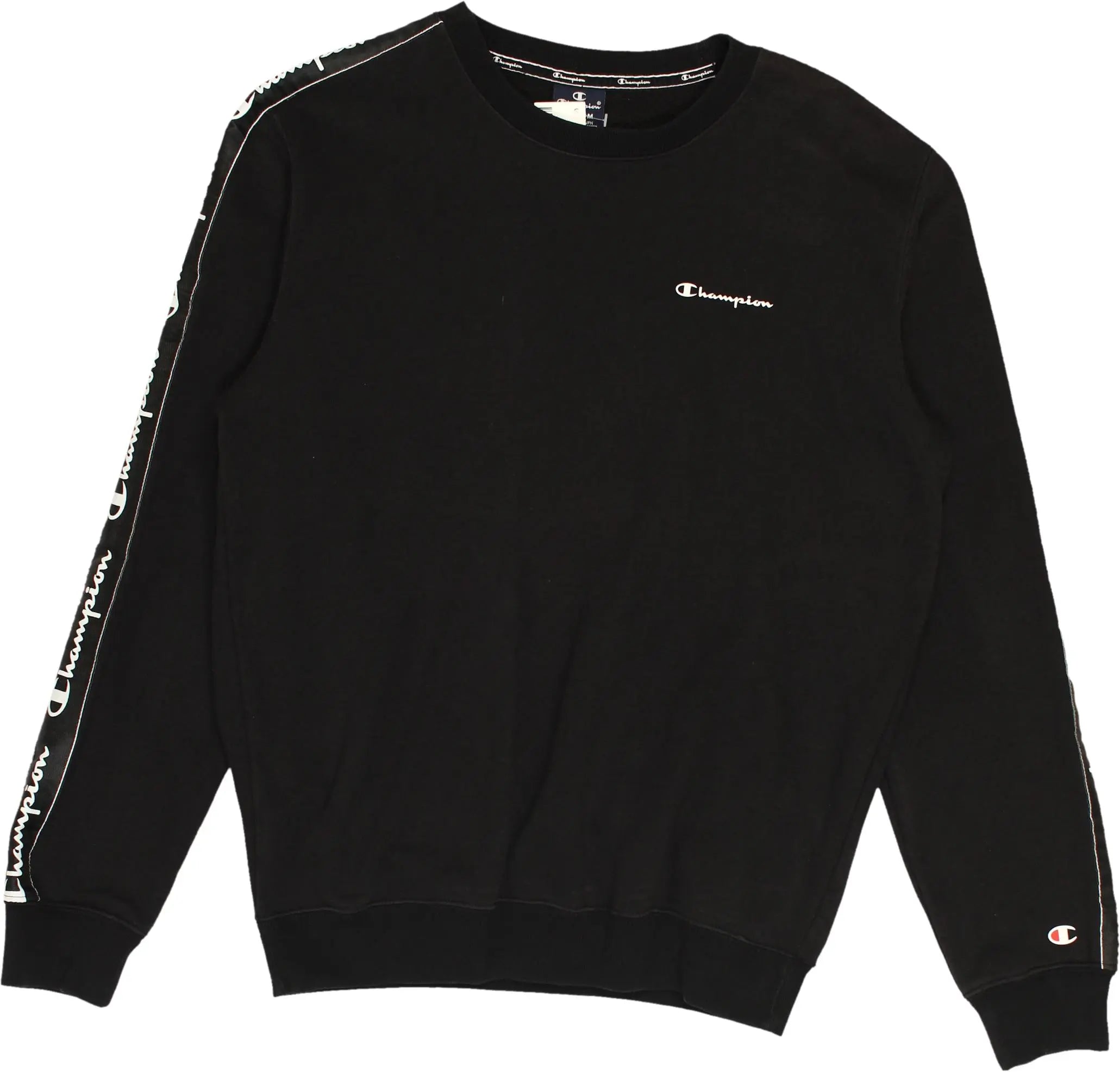 Champion - Black Champion sweater- ThriftTale.com - Vintage and second handclothing