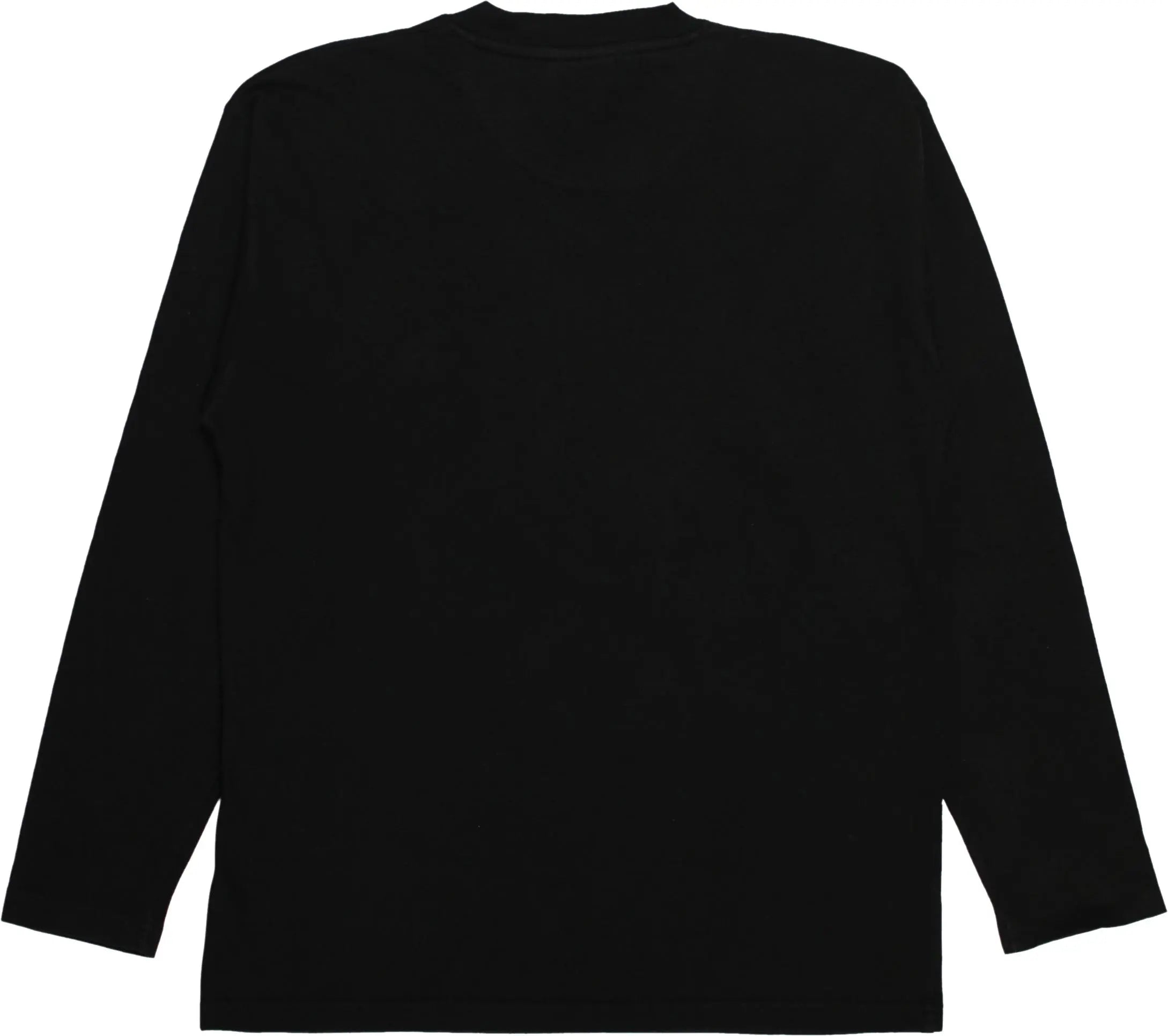 Champion - Black long Sleeve Shirt by Champion- ThriftTale.com - Vintage and second handclothing