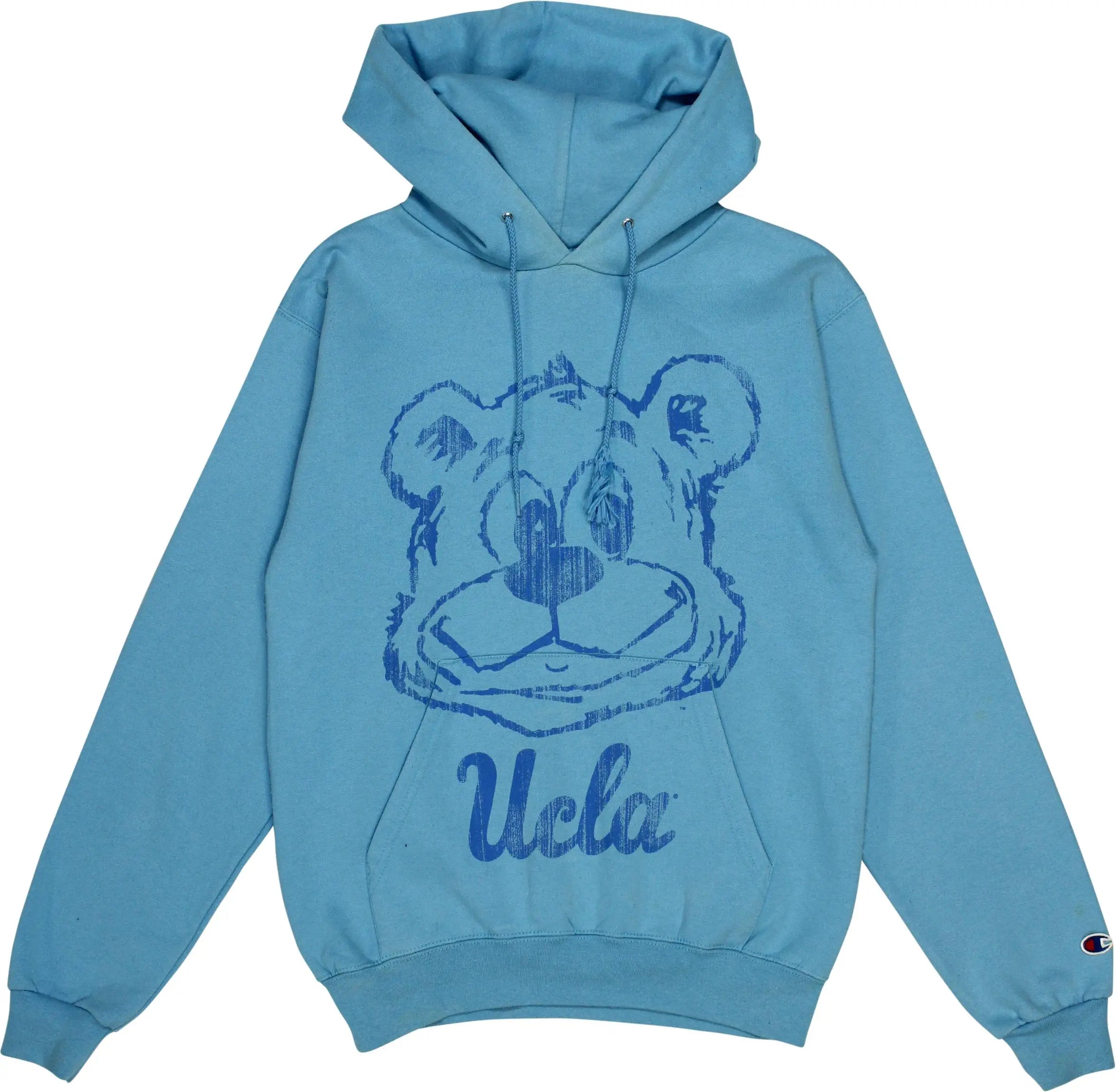 Champion - Blue Ucla Hoodie- ThriftTale.com - Vintage and second handclothing