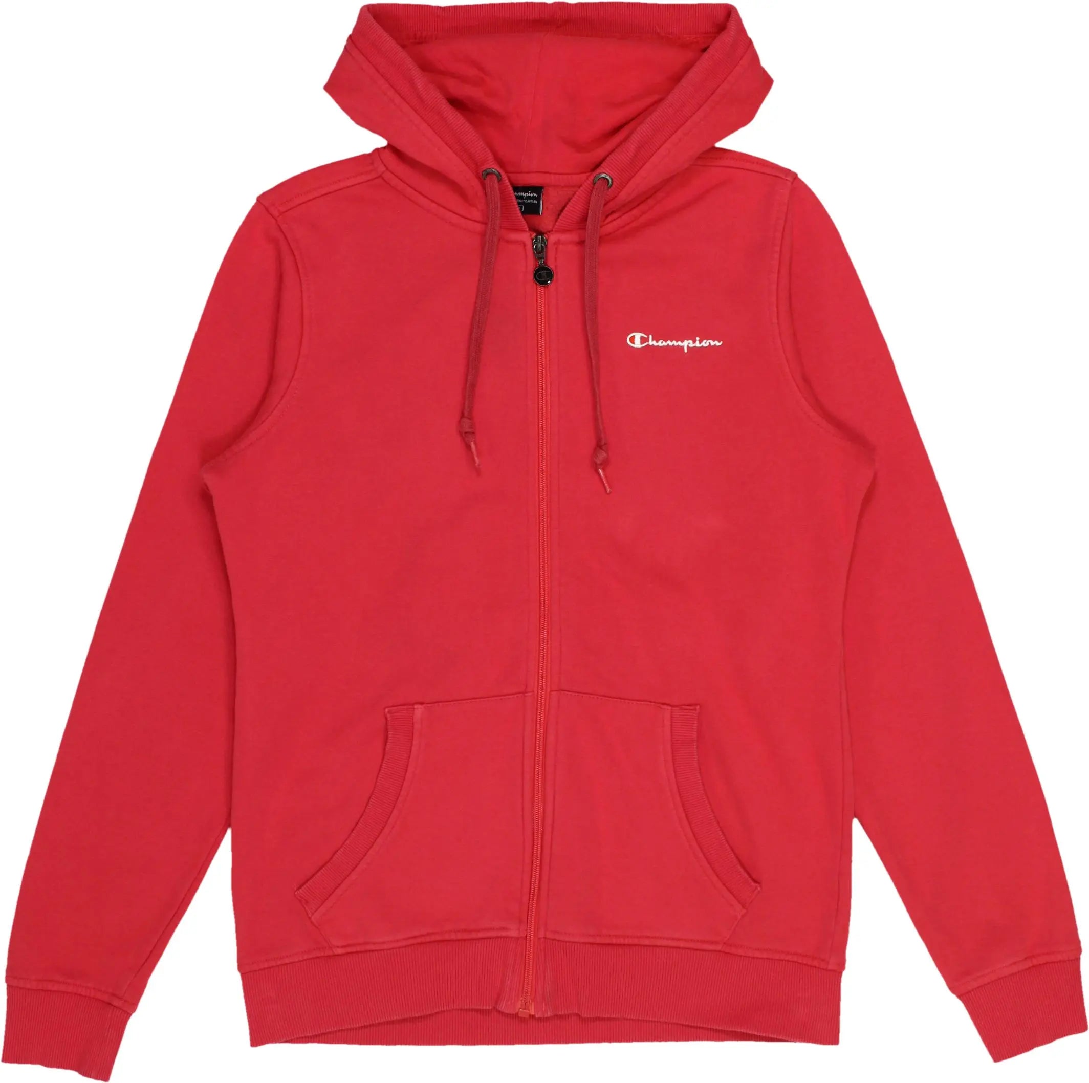 Champion - Champion Pink Full Zip Hoodie- ThriftTale.com - Vintage and second handclothing