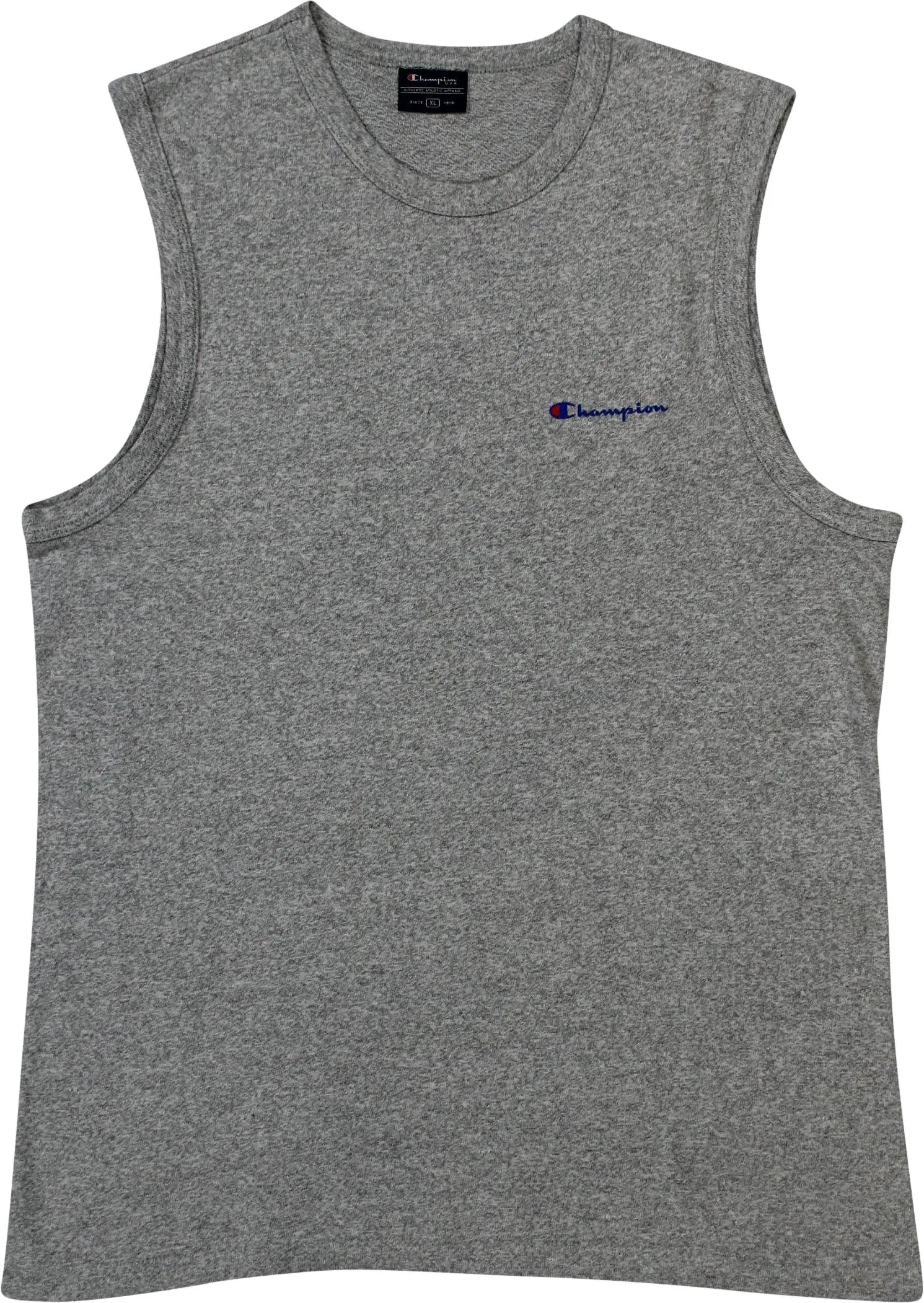 Champion - Grey Sleeveless Top by Champion- ThriftTale.com - Vintage and second handclothing