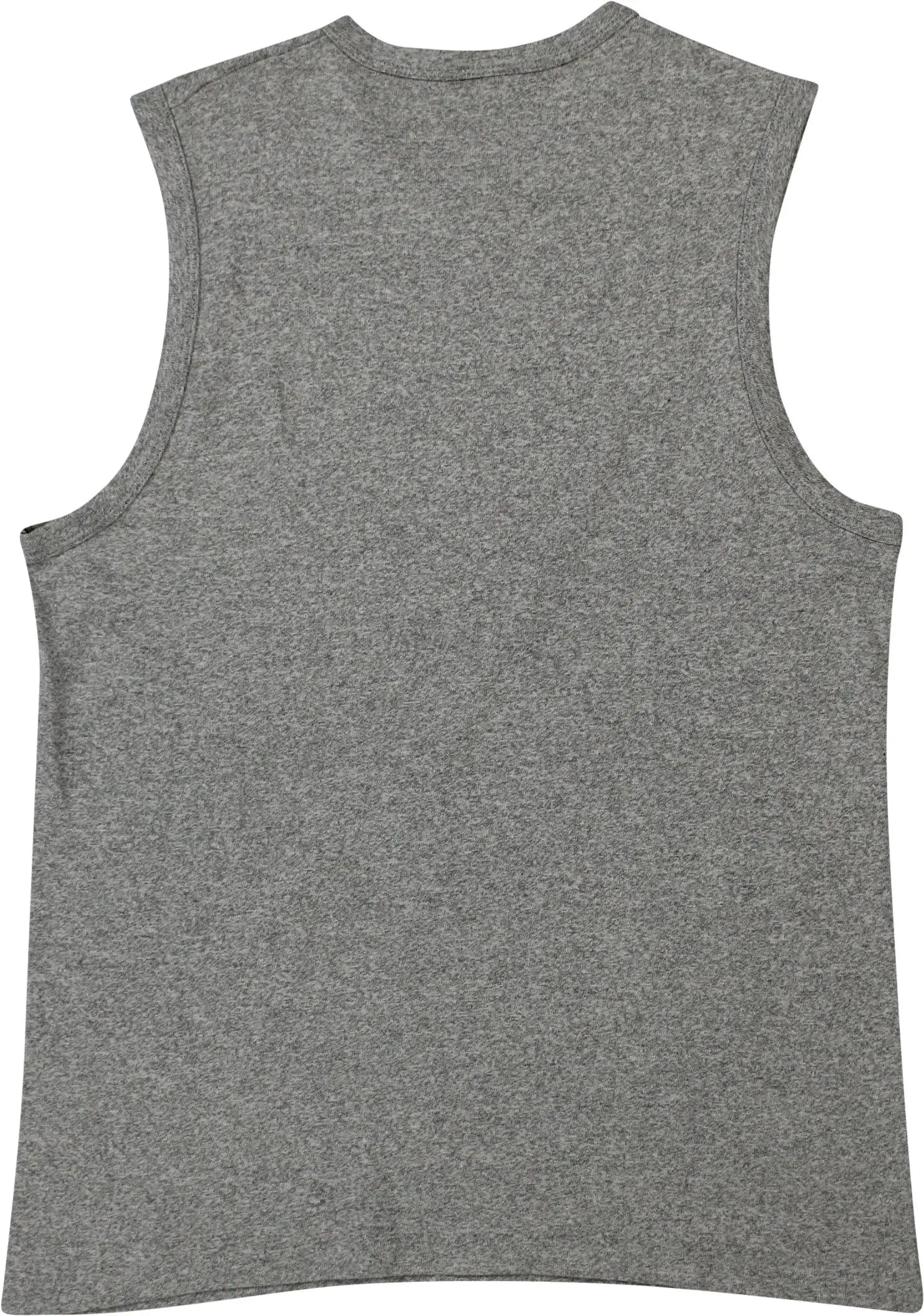 Champion - Grey Sleeveless Top by Champion- ThriftTale.com - Vintage and second handclothing