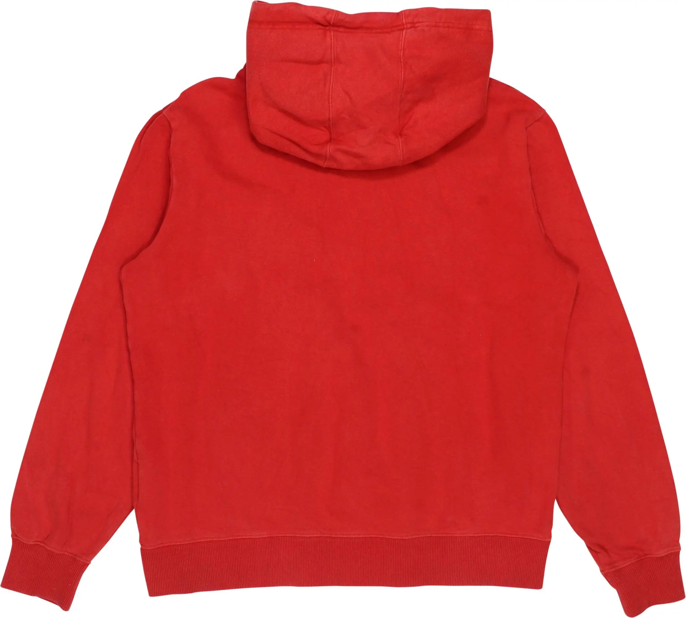 Champion - Red Hoodie by Champion- ThriftTale.com - Vintage and second handclothing