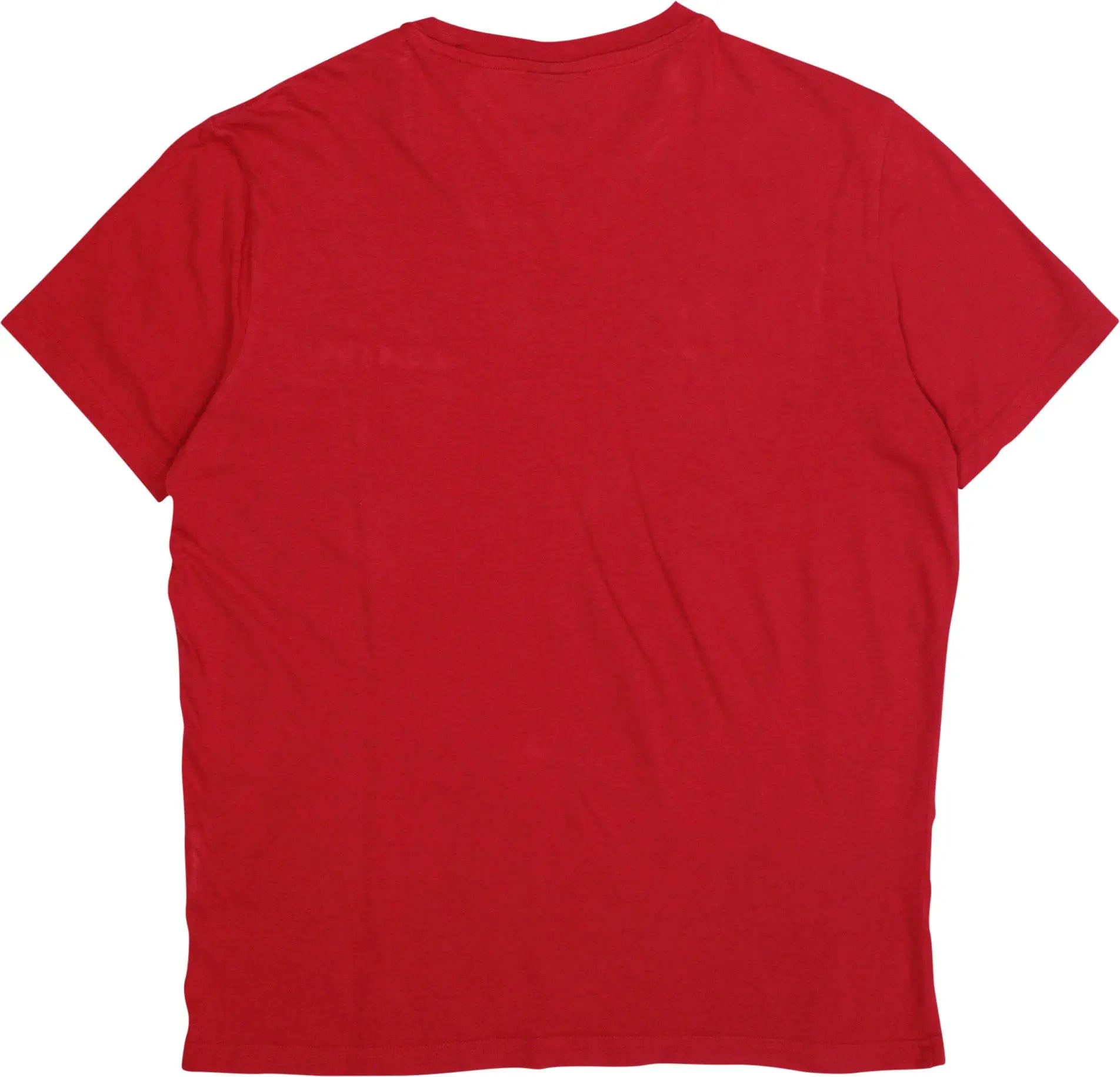 Champion - Red T-shirt by Champion- ThriftTale.com - Vintage and second handclothing