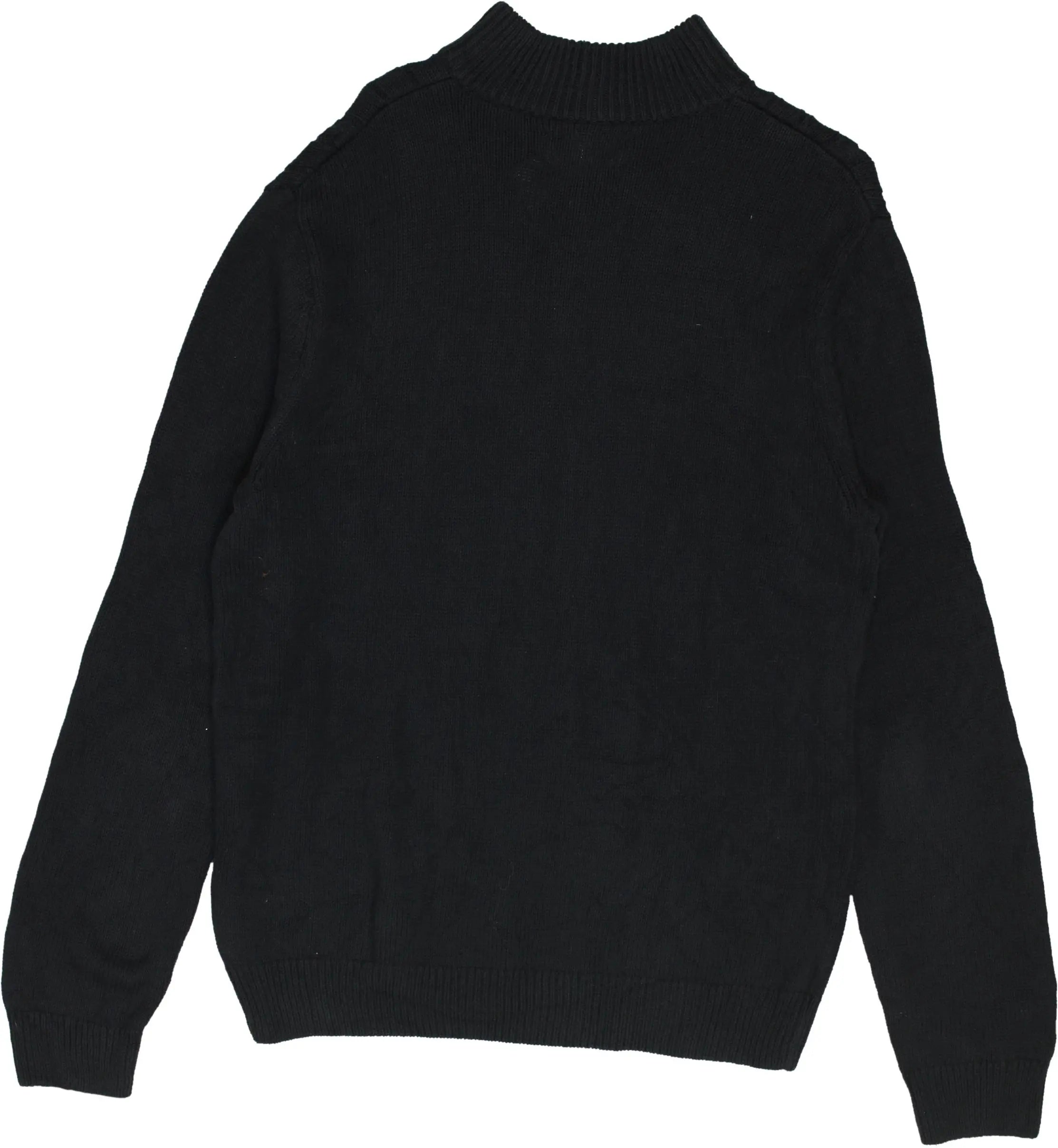Chaps - Quarter Zip Jumper- ThriftTale.com - Vintage and second handclothing