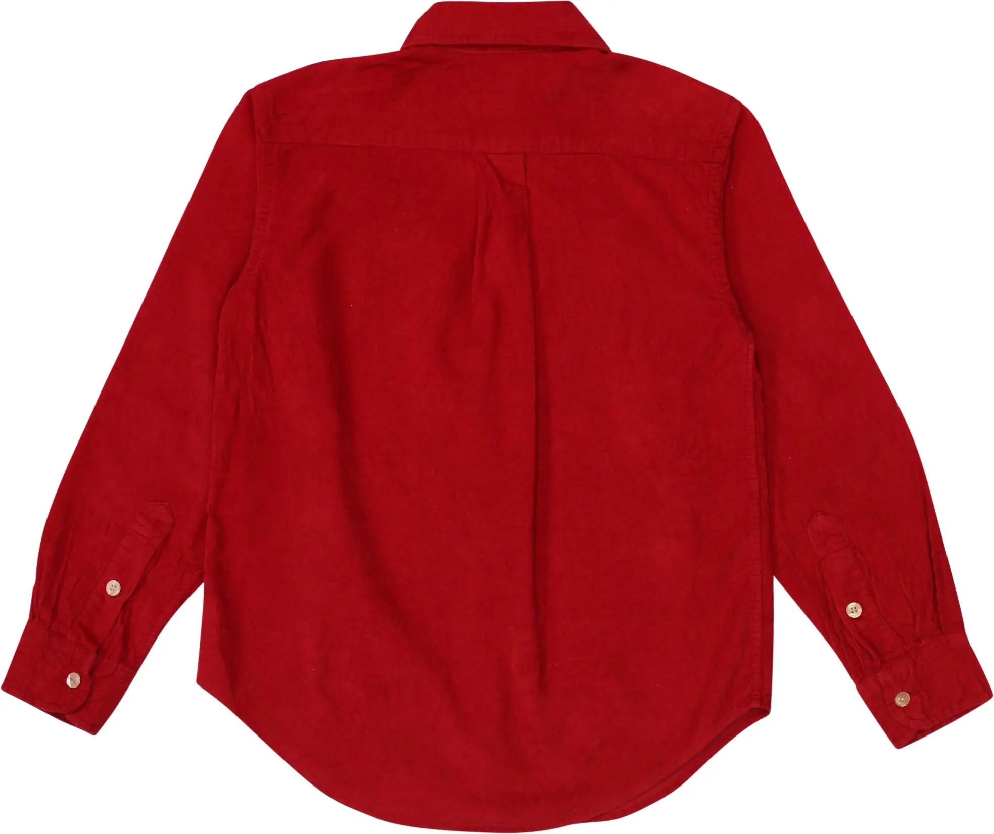 Chaps - Red Corduroy Shirt by Chaps- ThriftTale.com - Vintage and second handclothing