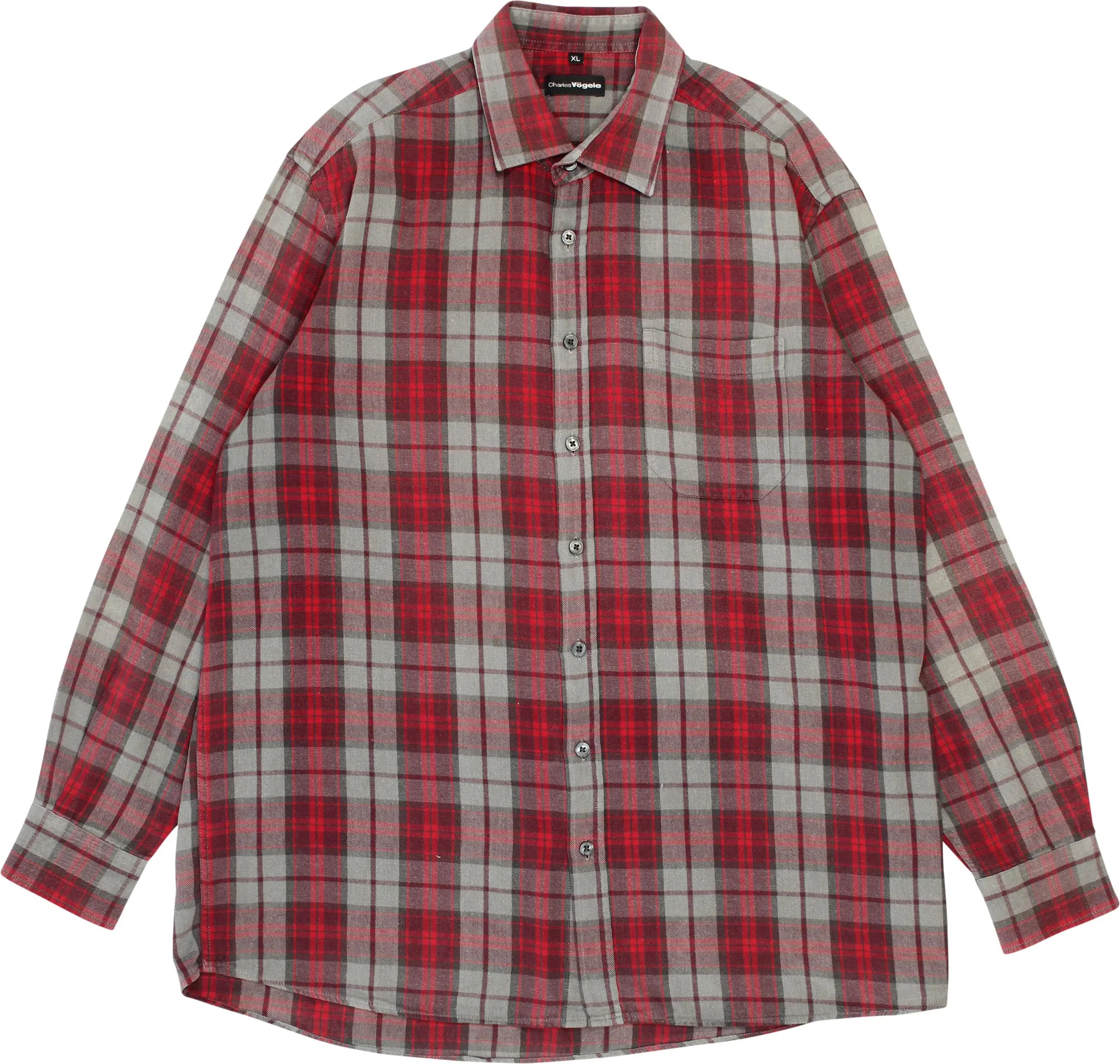 Charles Vögele - Checked Flannel Shirt- ThriftTale.com - Vintage and second handclothing