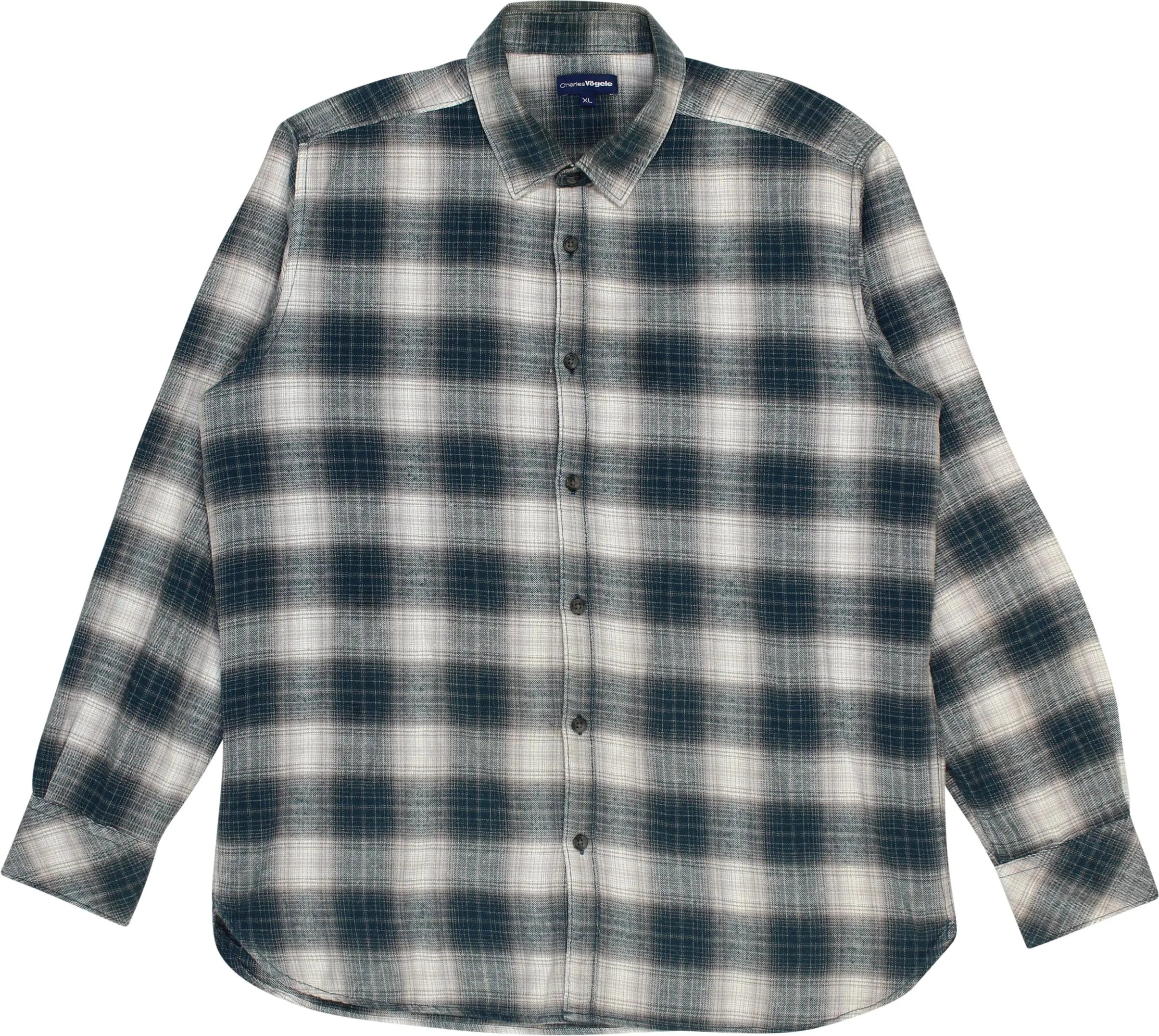 Charles Vögele - Checkered Flannel Shirt- ThriftTale.com - Vintage and second handclothing