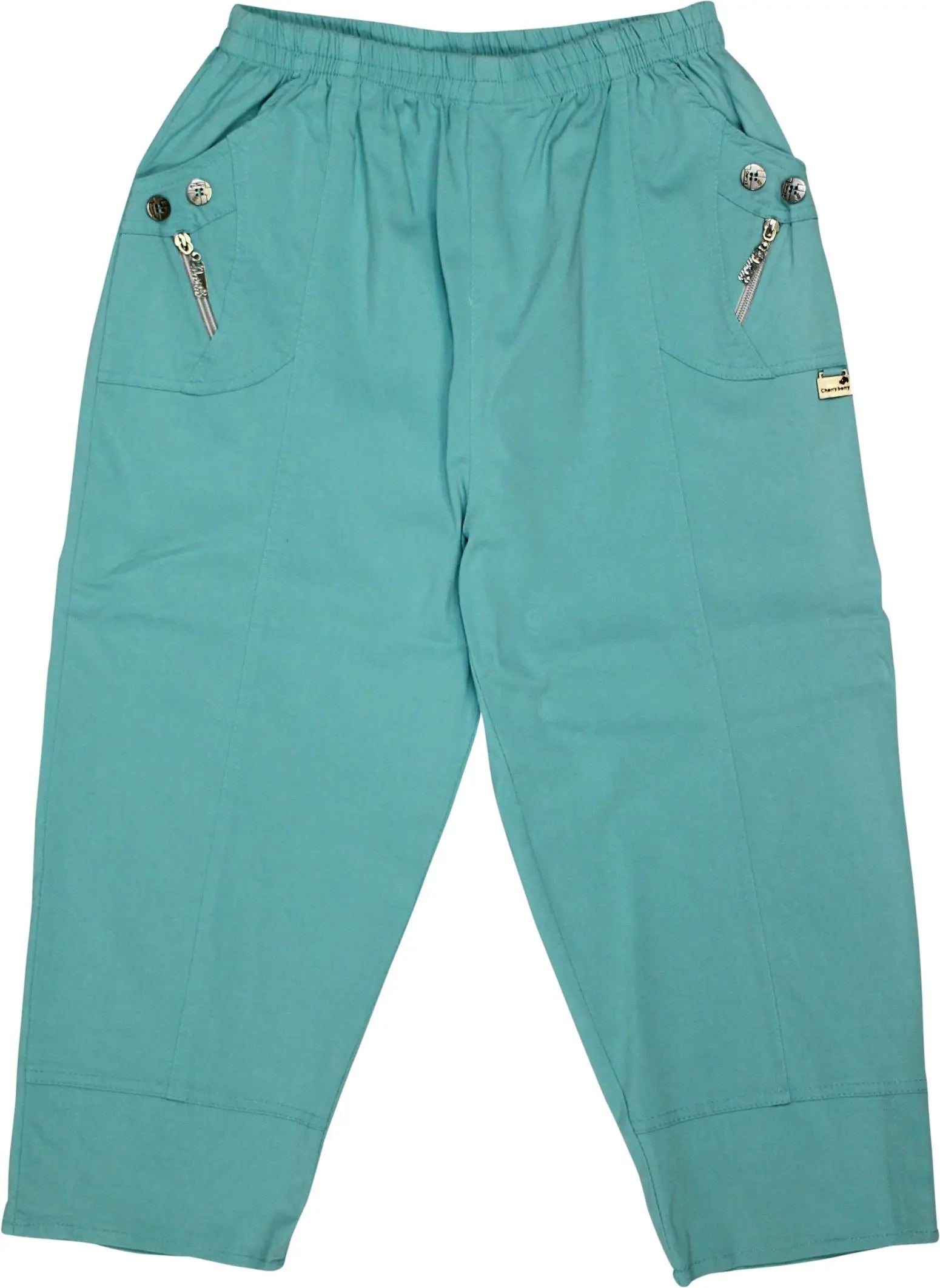 Cherry Berry - Blue Three-Quarter Trousers- ThriftTale.com - Vintage and second handclothing