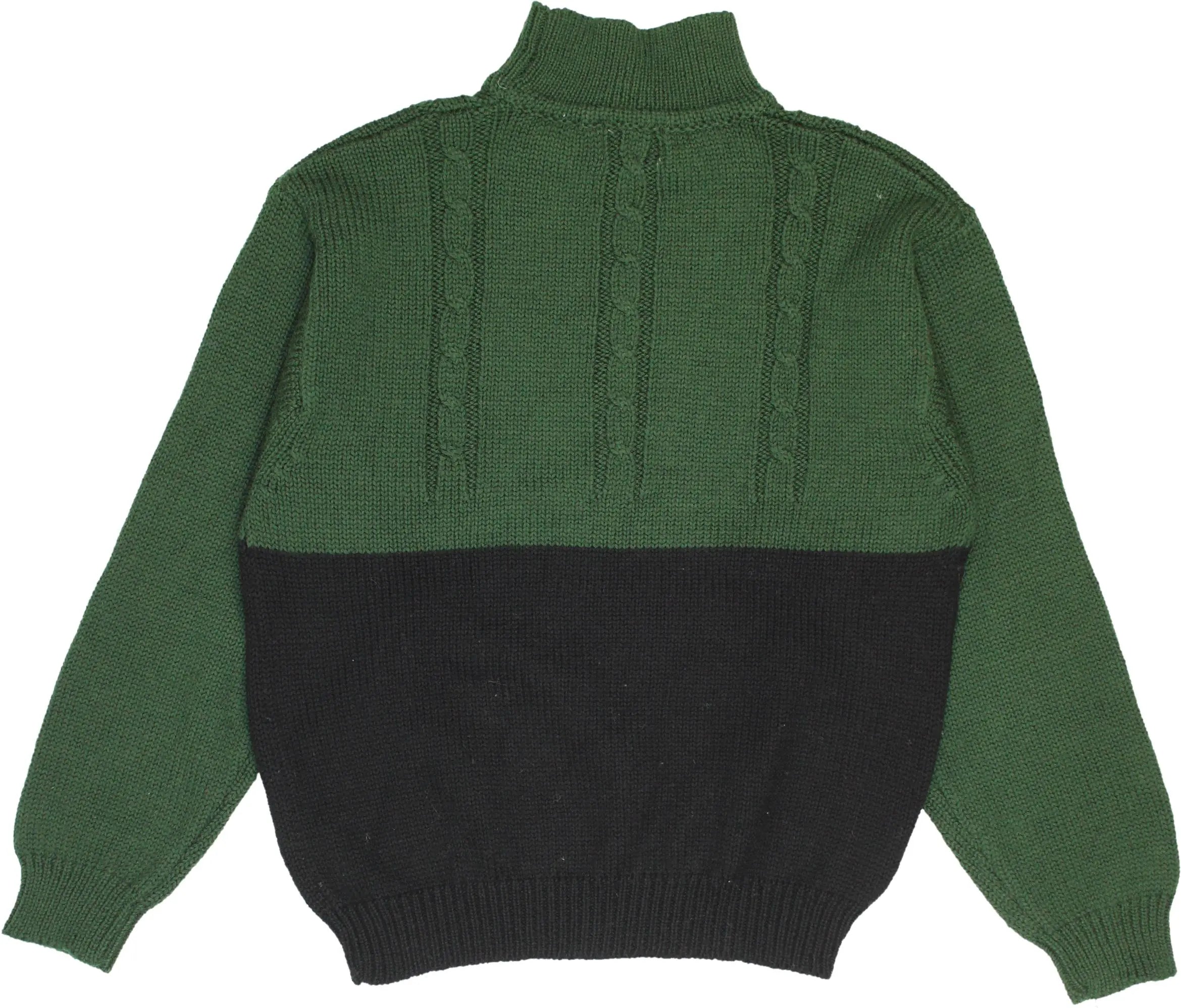 Chevignon - Green Turtleneck Jumper- ThriftTale.com - Vintage and second handclothing