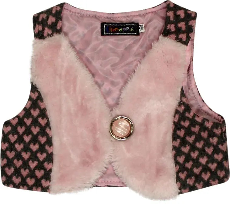Chicaprie - Pink Vest- ThriftTale.com - Vintage and second handclothing