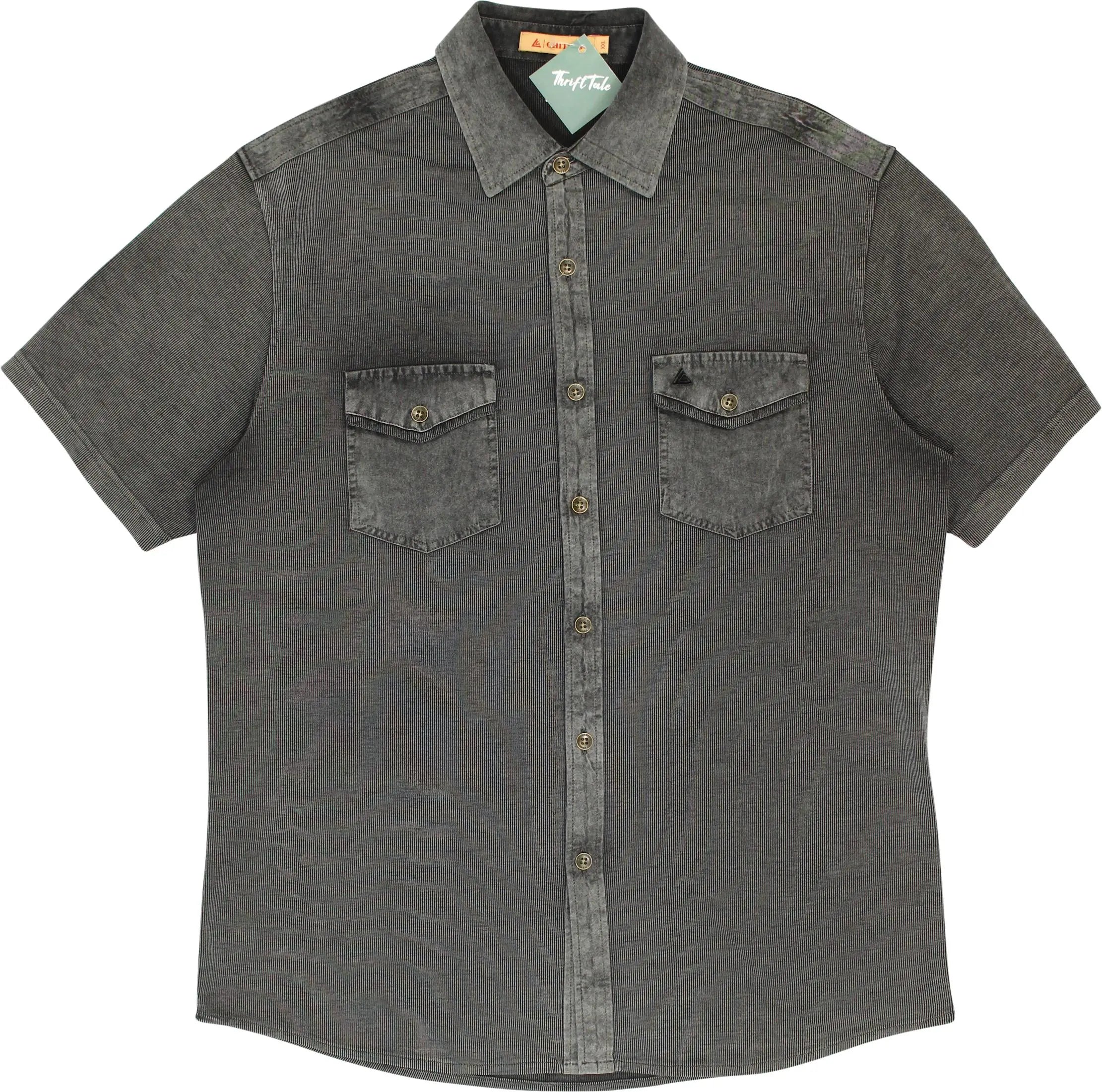 Chiting - Grey Shirt- ThriftTale.com - Vintage and second handclothing