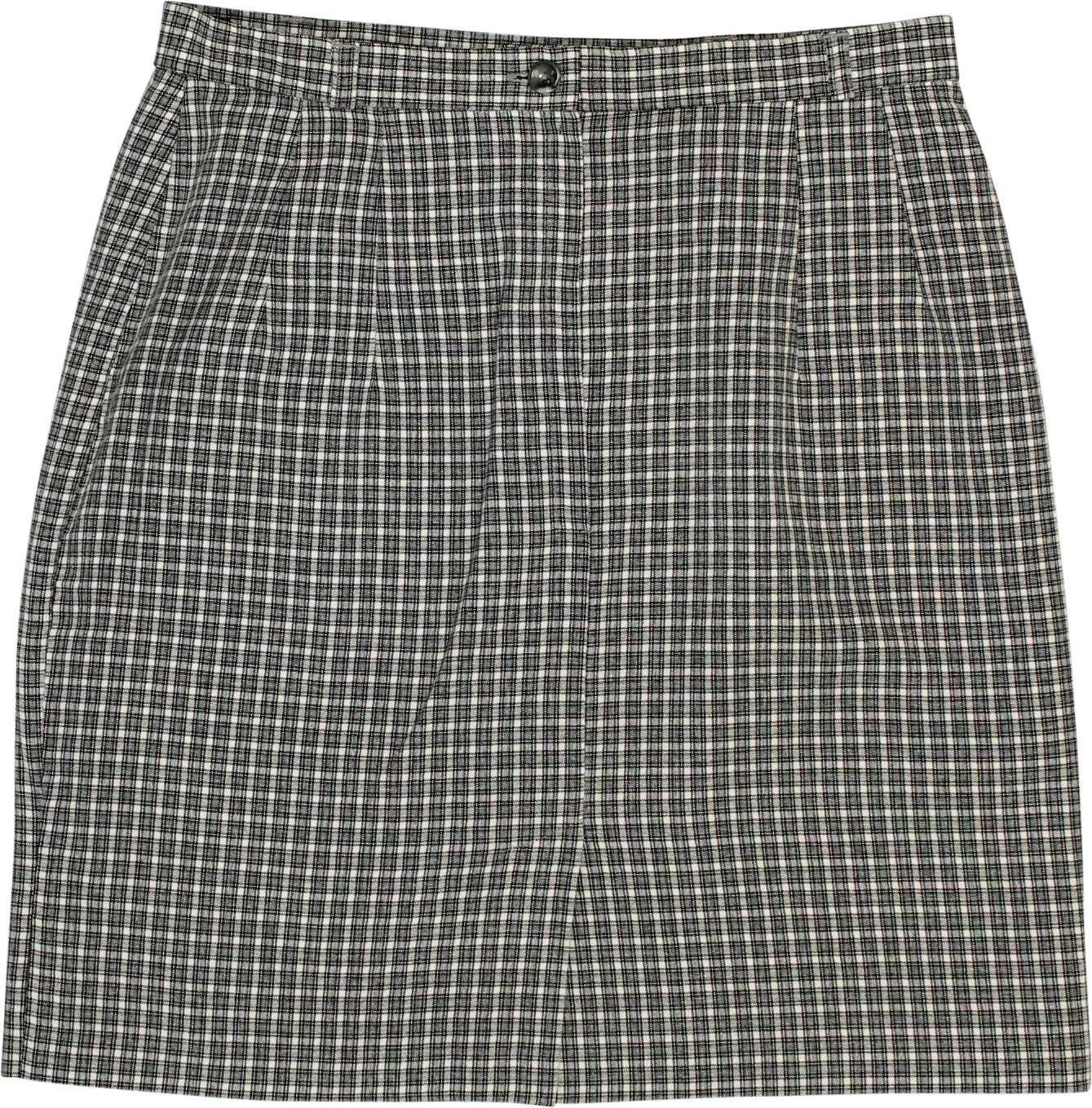 City Life - Checked Skirt- ThriftTale.com - Vintage and second handclothing
