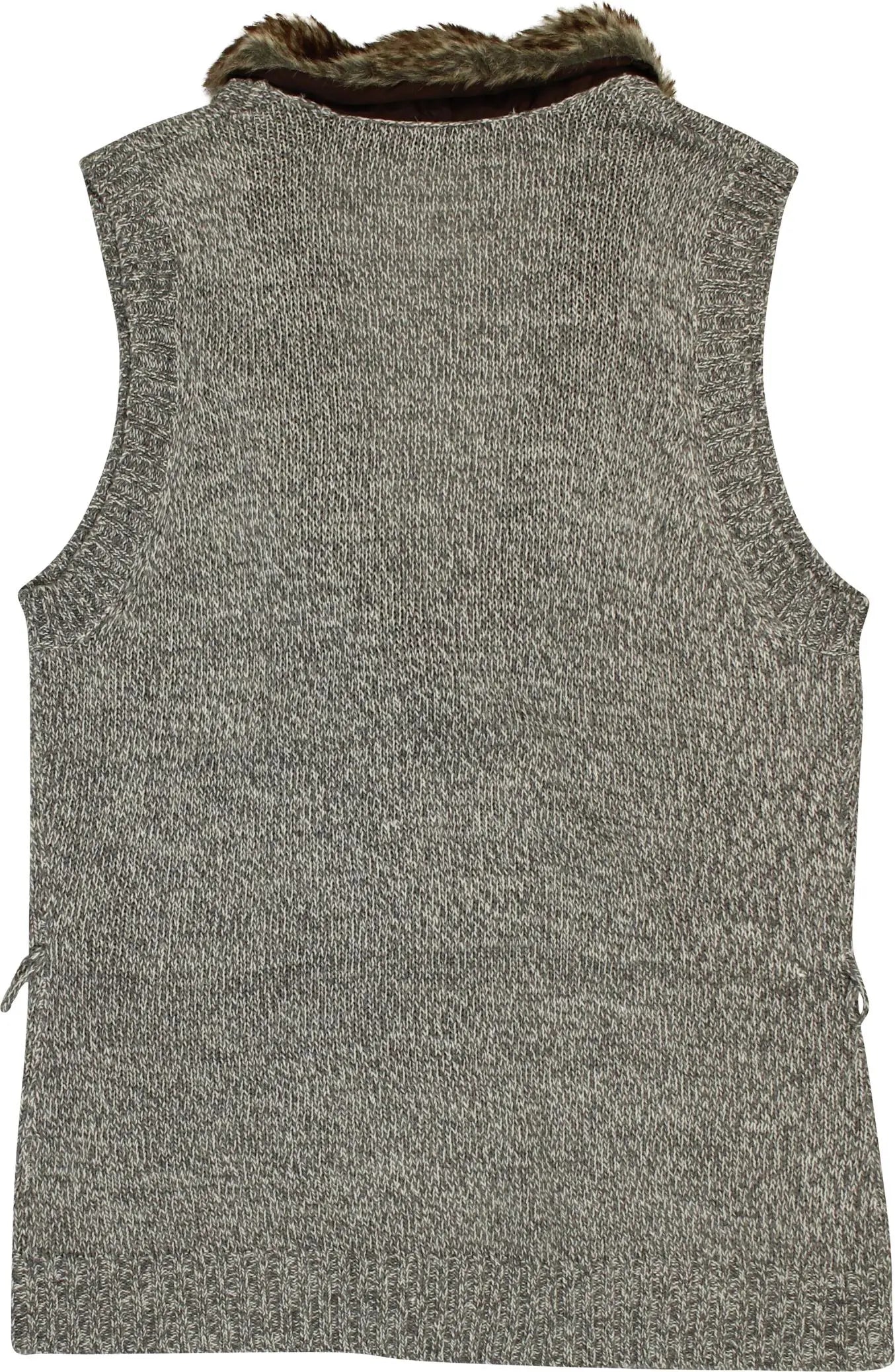 City Life - Sleeveless Cardigan- ThriftTale.com - Vintage and second handclothing