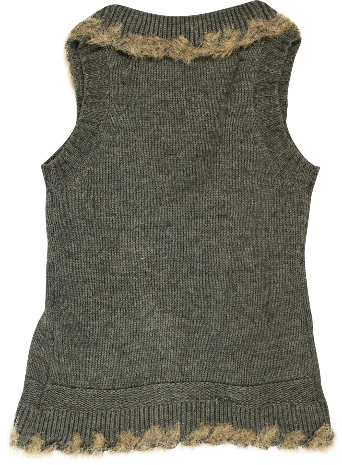 City Life - Wool Blend Vest- ThriftTale.com - Vintage and second handclothing