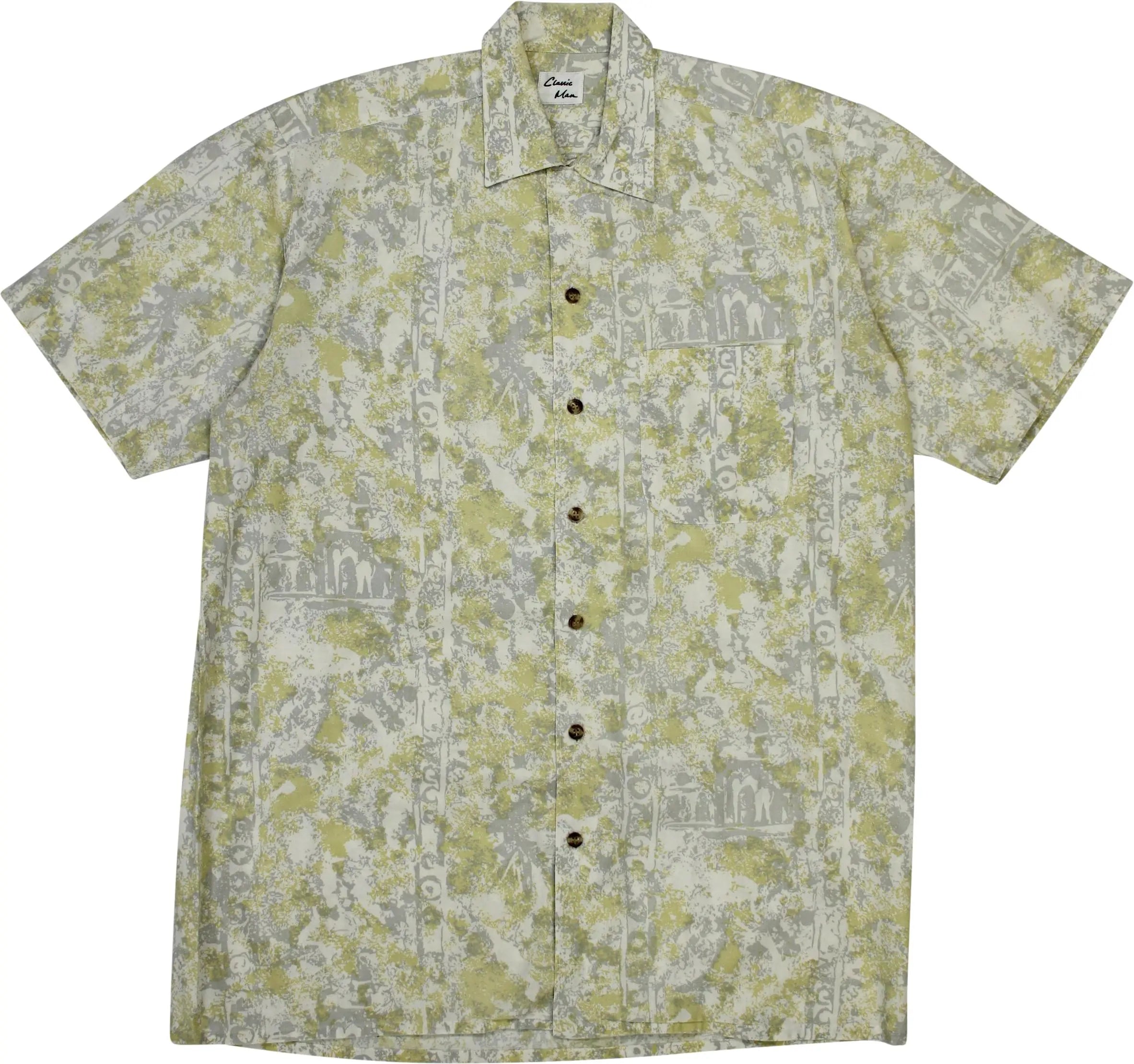 Classic Man - 90s Short Sleeve Shirt- ThriftTale.com - Vintage and second handclothing