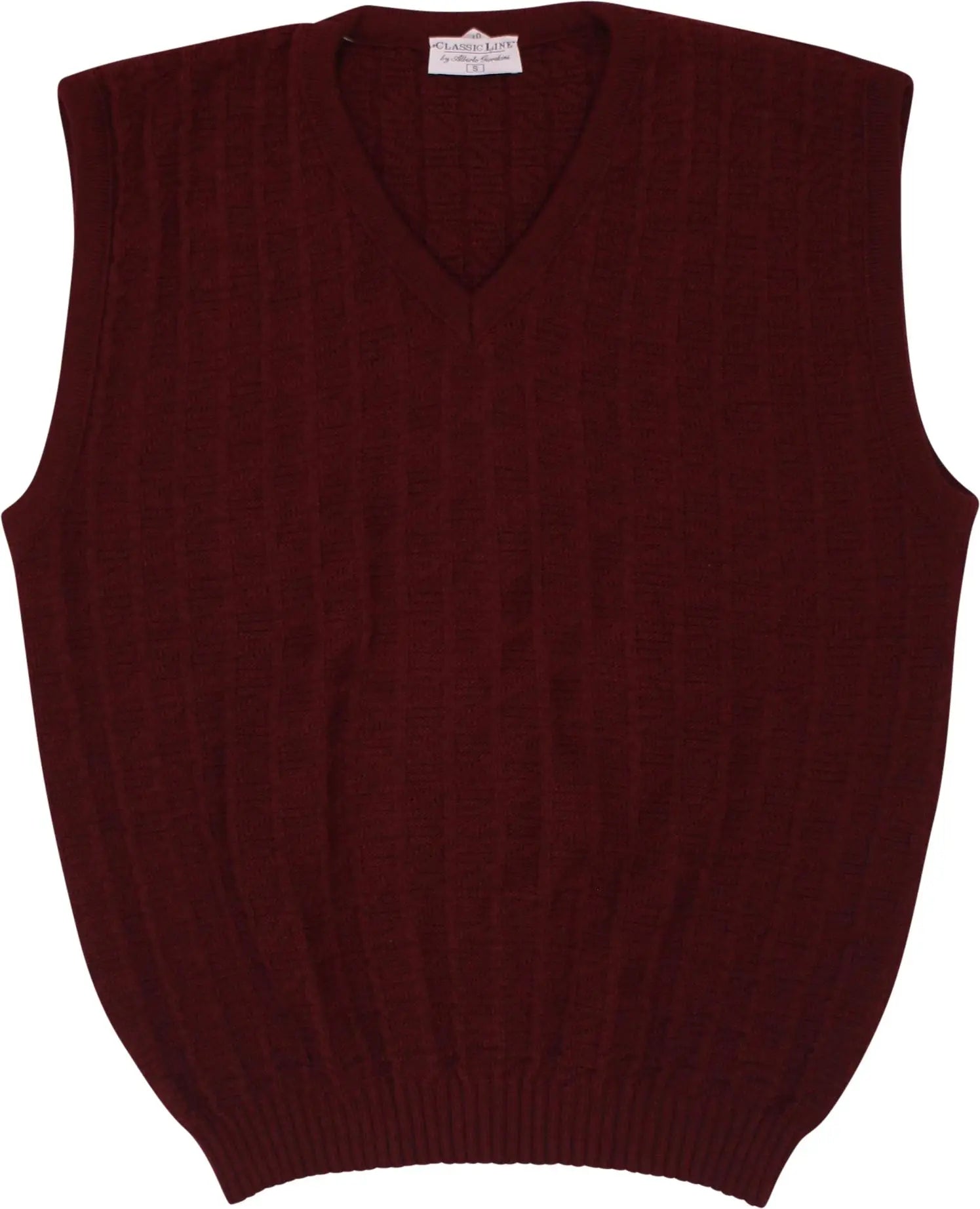 Classic line - 90s Sleeveless Knitted Vest- ThriftTale.com - Vintage and second handclothing