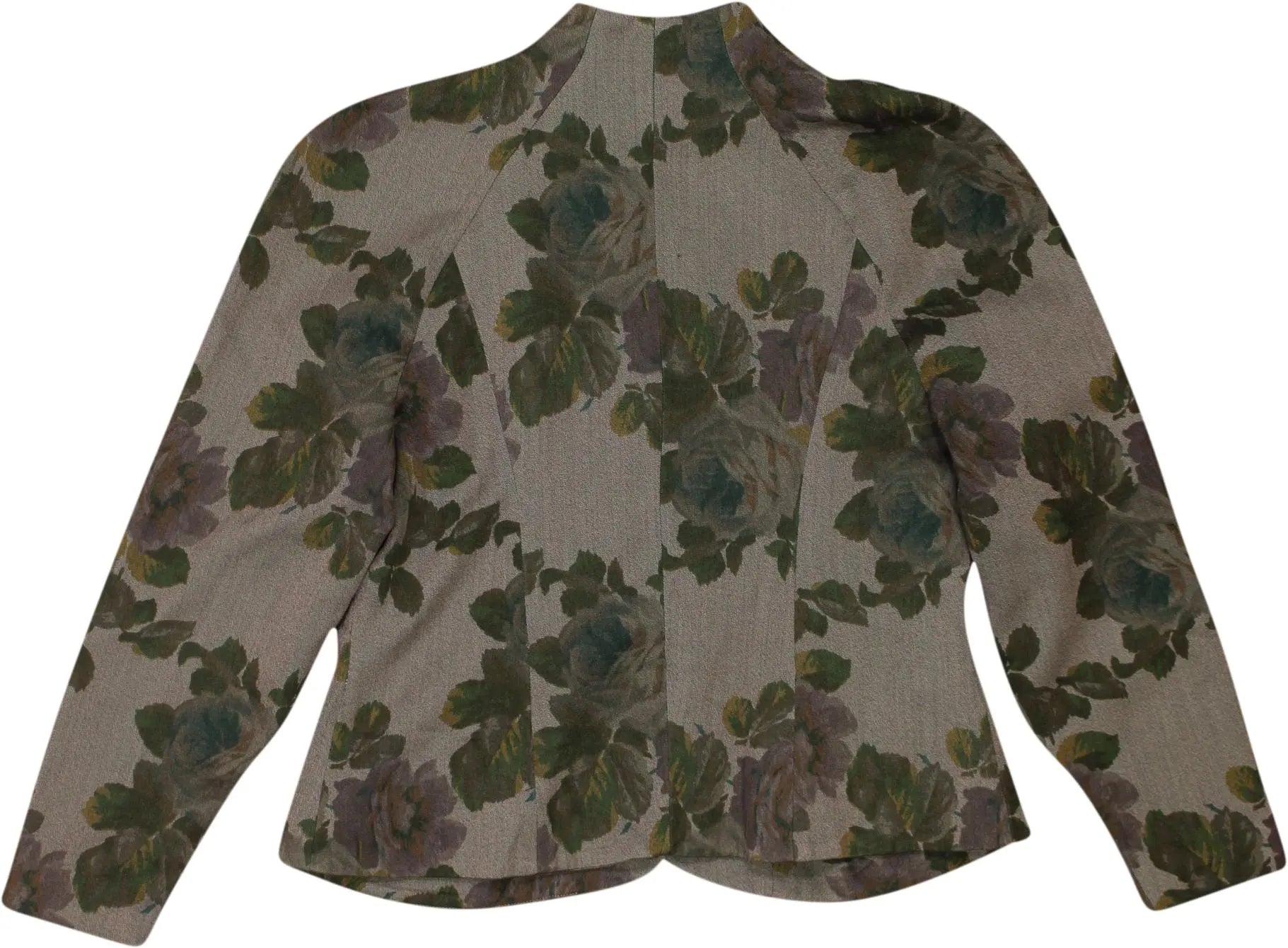 Claude Bert - Pure Wool Floral Blazer- ThriftTale.com - Vintage and second handclothing
