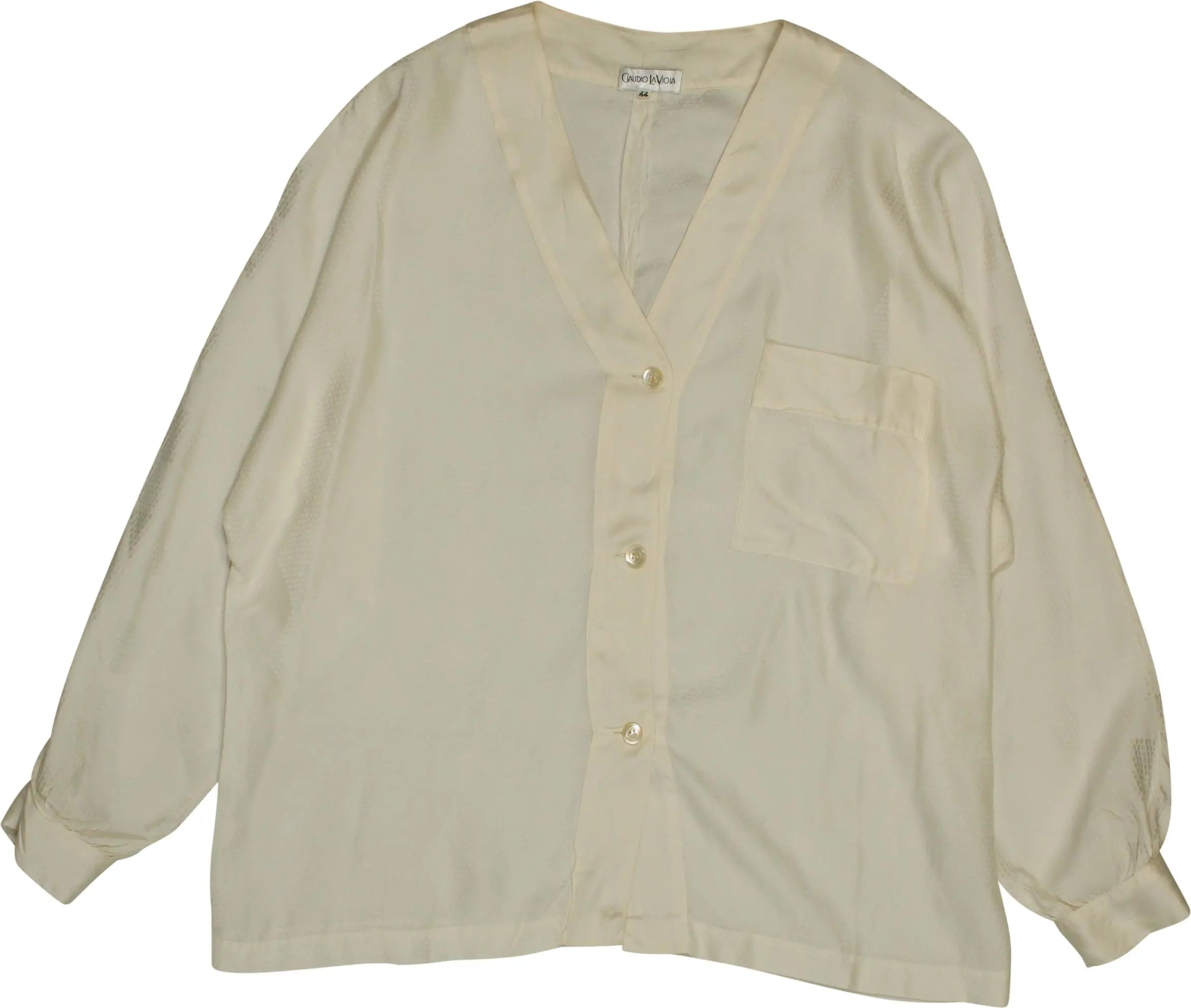 Claudio La Viola - Silk Shirt- ThriftTale.com - Vintage and second handclothing