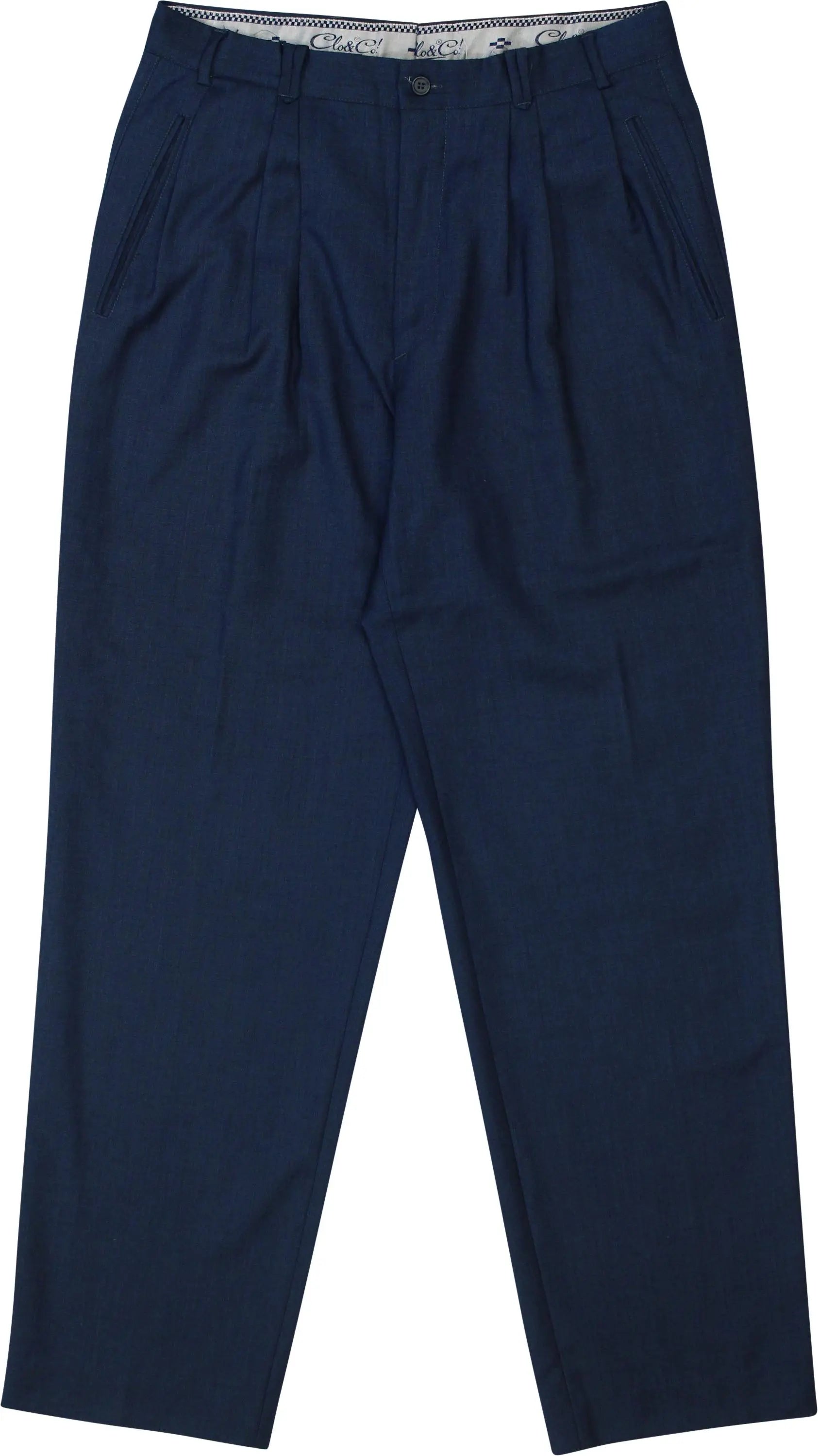 Clo & Co - Blue Smart Trousers- ThriftTale.com - Vintage and second handclothing