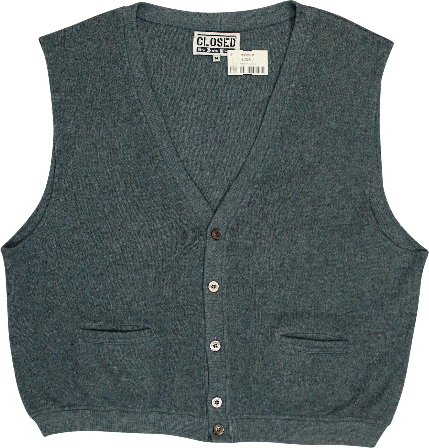 Closed - 90's Waistcoat- ThriftTale.com - Vintage and second handclothing