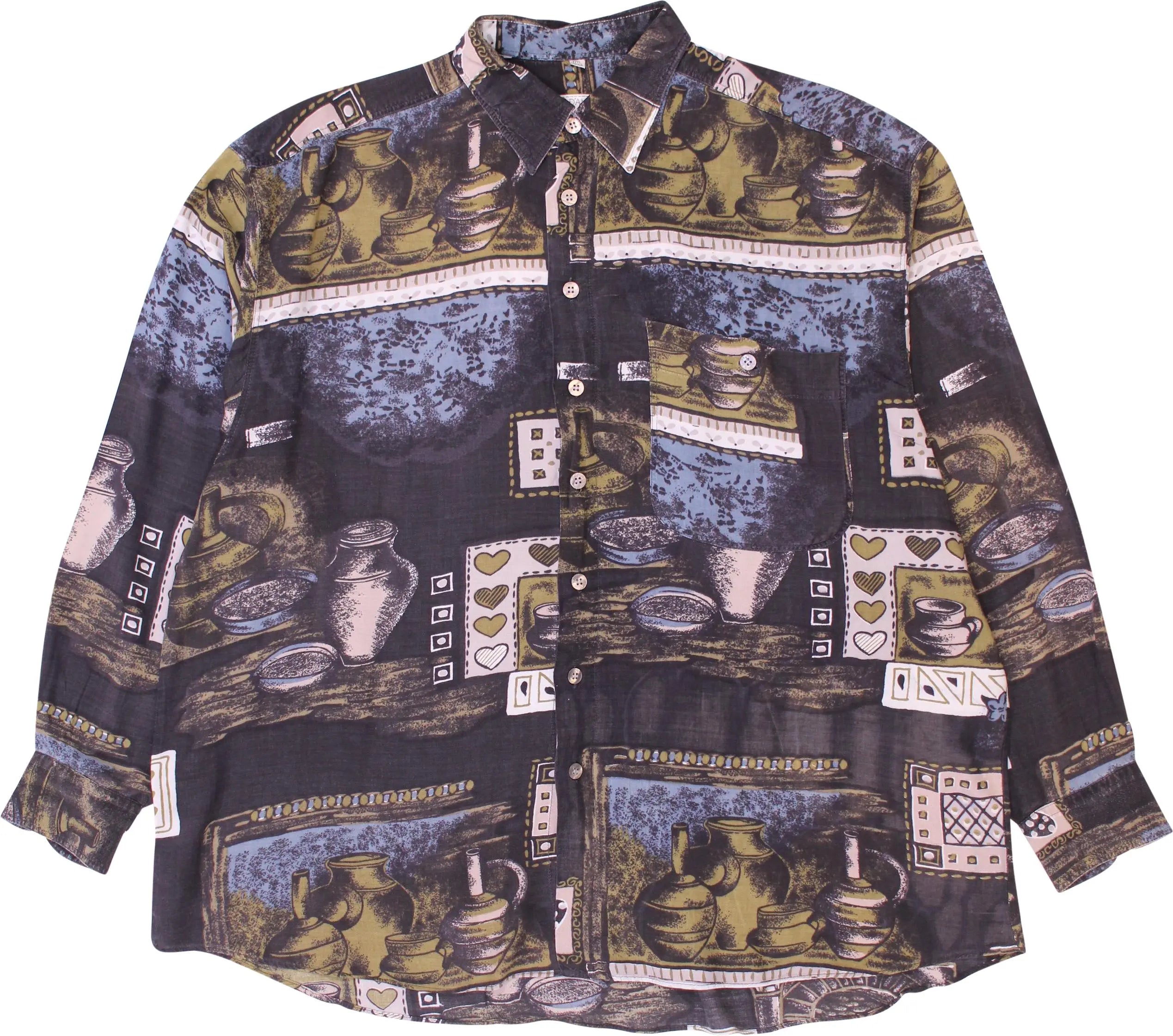 Club D'Amingo - 90s Long Sleeve Shirt- ThriftTale.com - Vintage and second handclothing