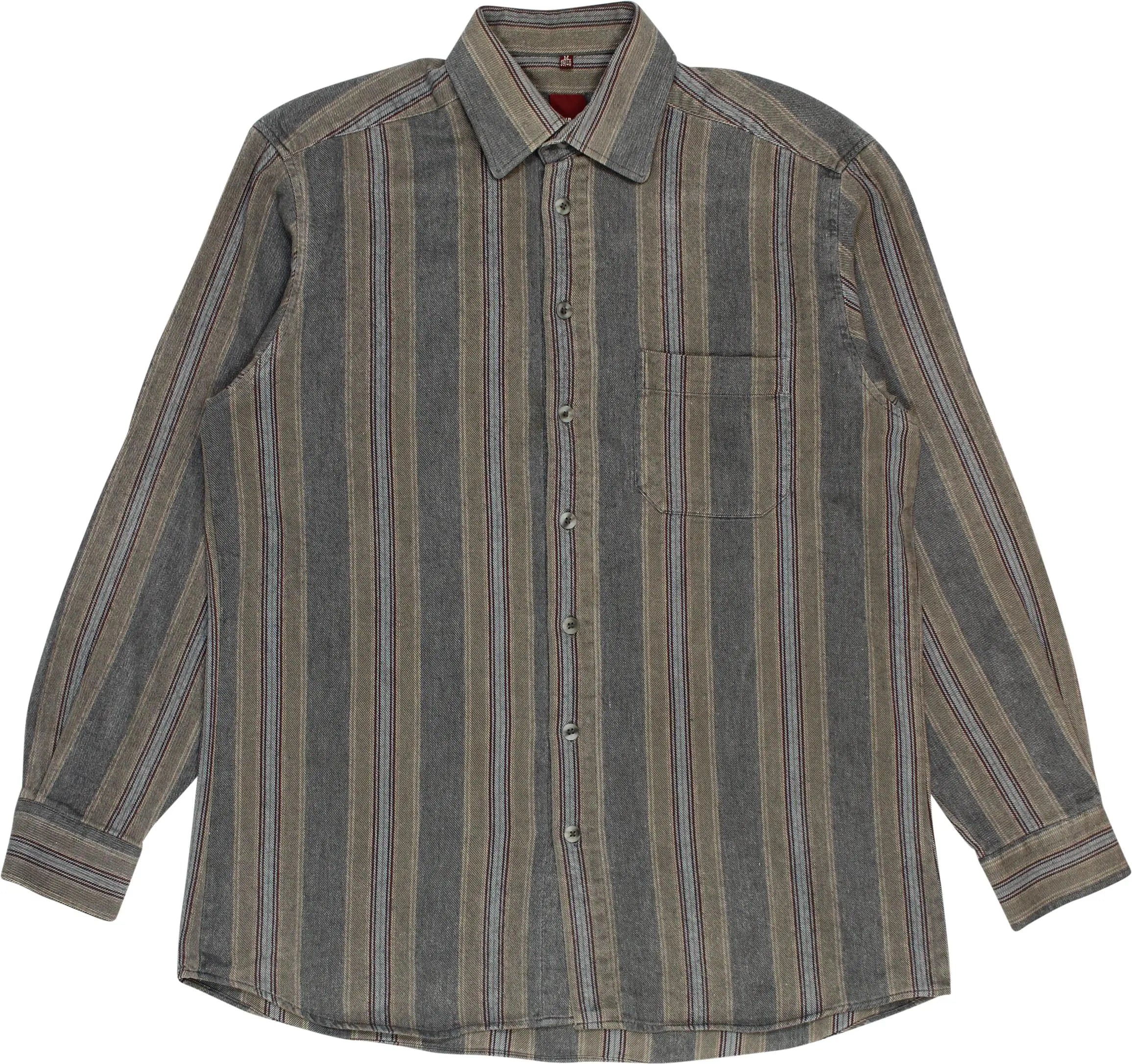 Club D'Amingo - Striped Long Sleeve Shirt- ThriftTale.com - Vintage and second handclothing