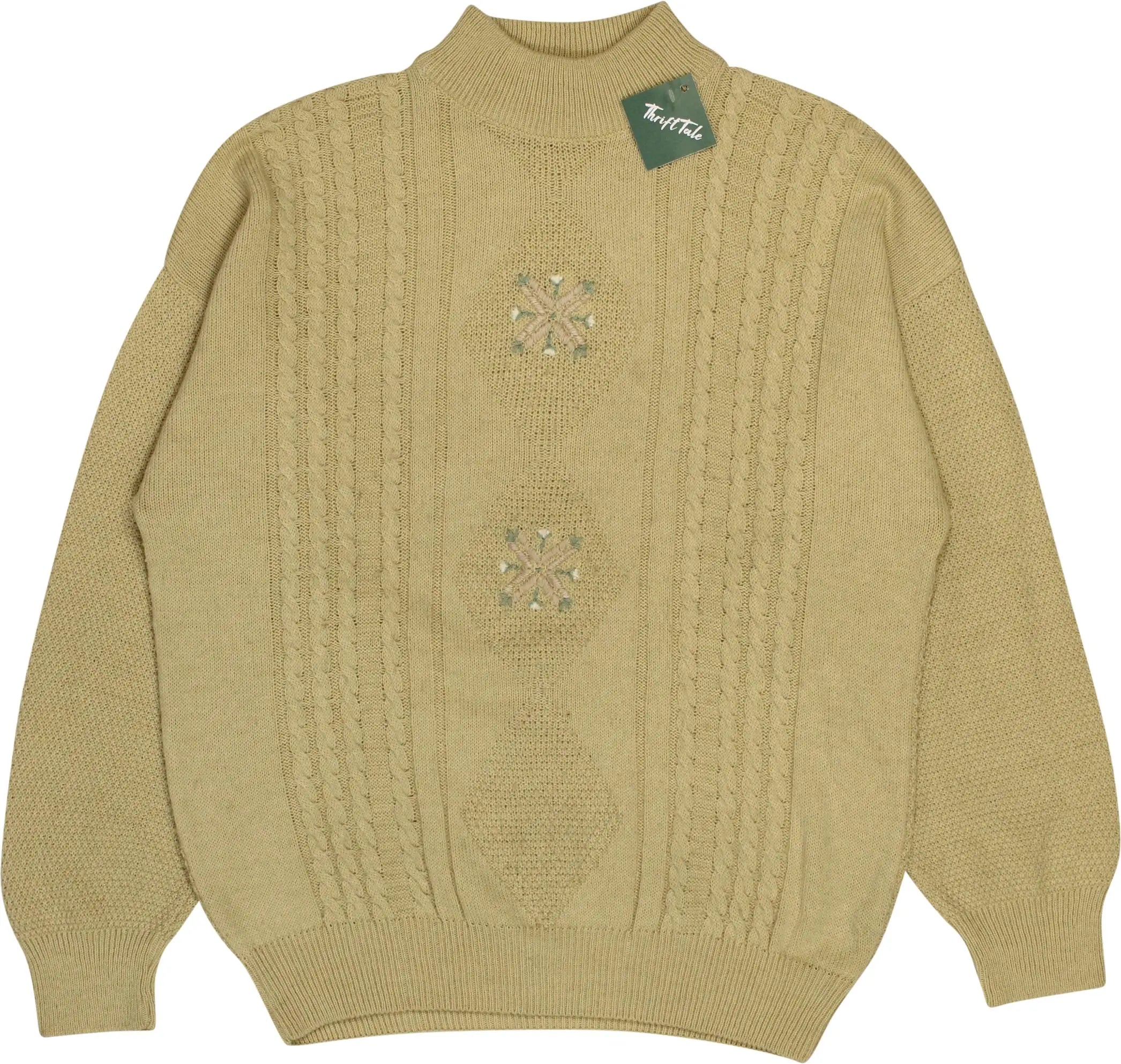 Clusium - 90s Cable Knit Jumper- ThriftTale.com - Vintage and second handclothing